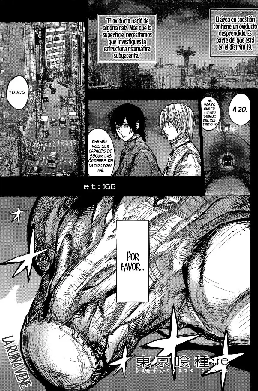 Tokyo Ghoul:re Capitulo 166: e t página 2