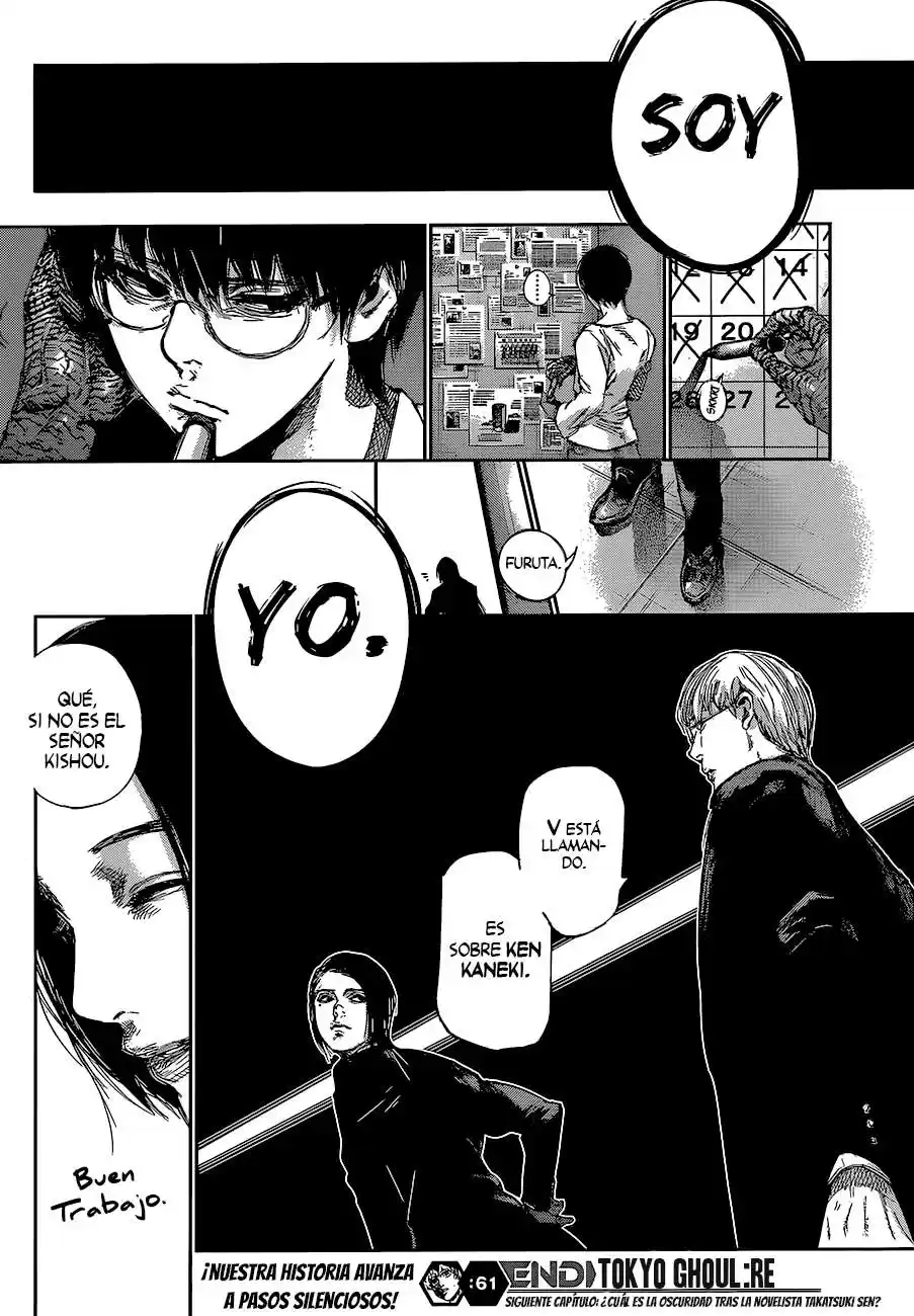 Tokyo Ghoul:re Capitulo 61: Los ENT página 20