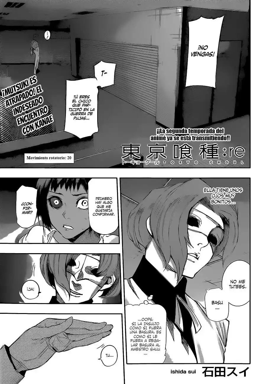 Tokyo Ghoul:re Capitulo 20: Movimiento Rotatorio página 2