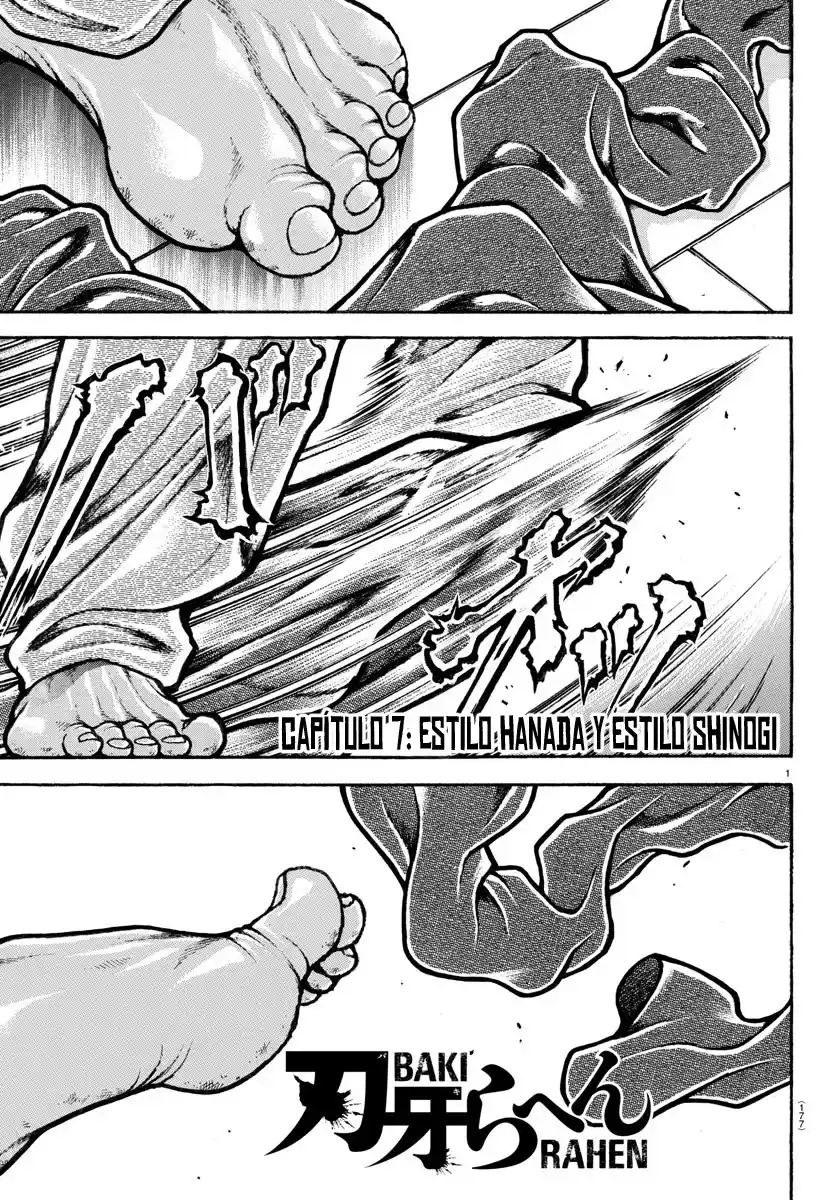 BAKI RAHEN Capitulo 7: Estilo hanada y estilo shinogi página 3