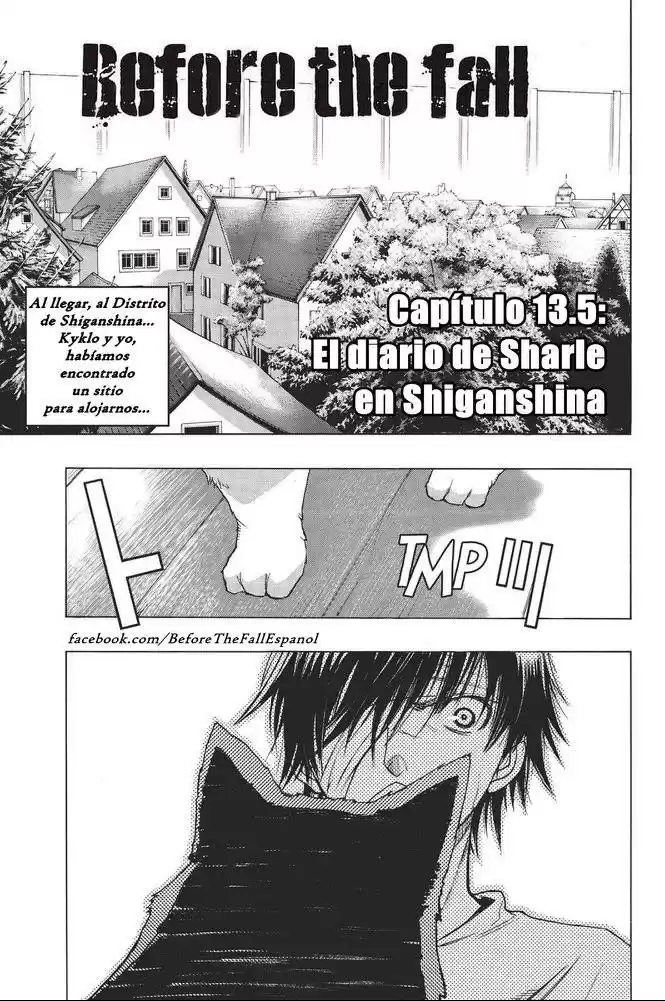 Shingeki no Kyojin: Before the Fall (Antes de la caída) Capitulo 13.05: El diario de Sharle página 1