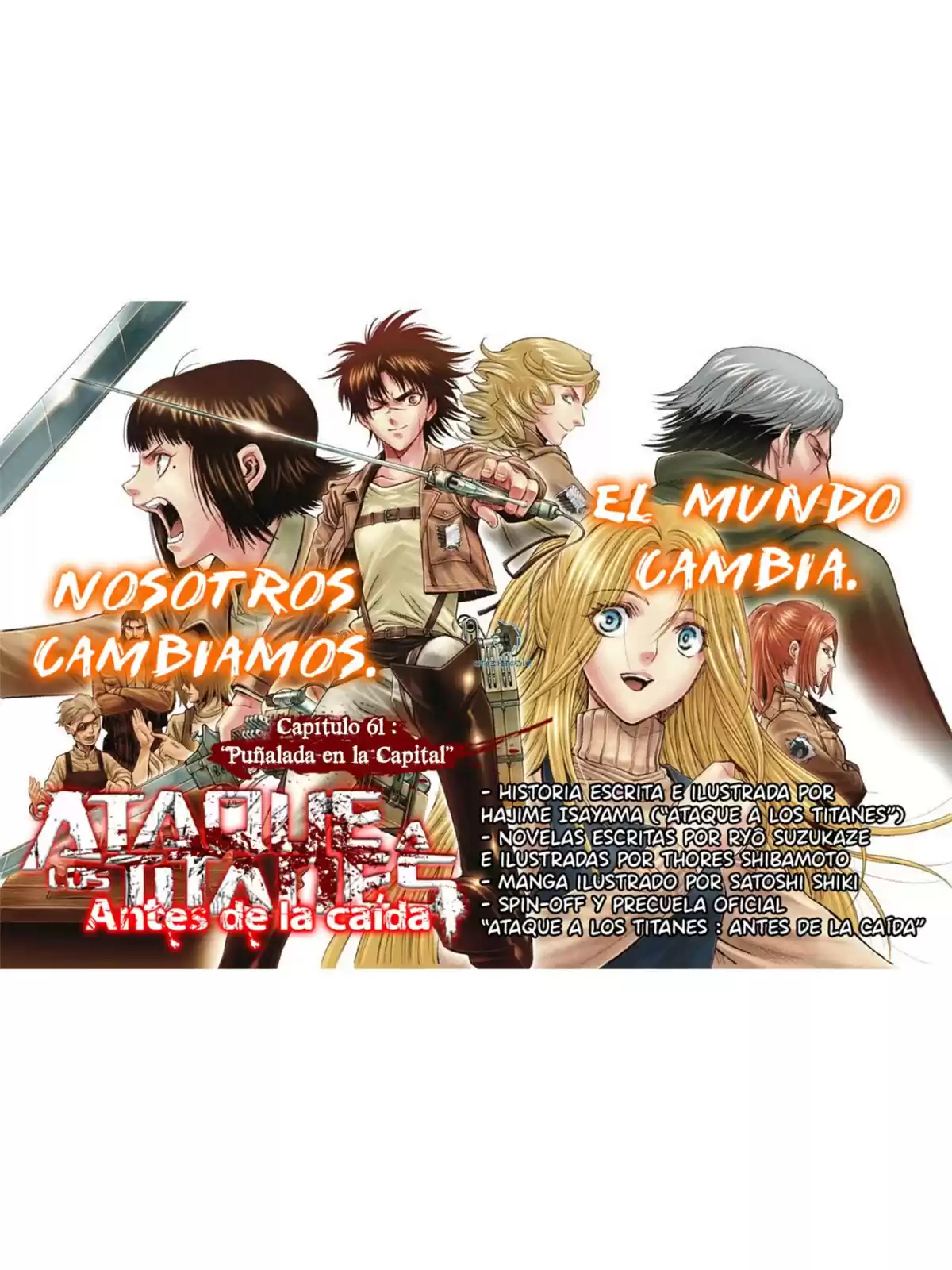 Shingeki no Kyojin: Before the Fall (Antes de la caída) Capitulo 61 página 2