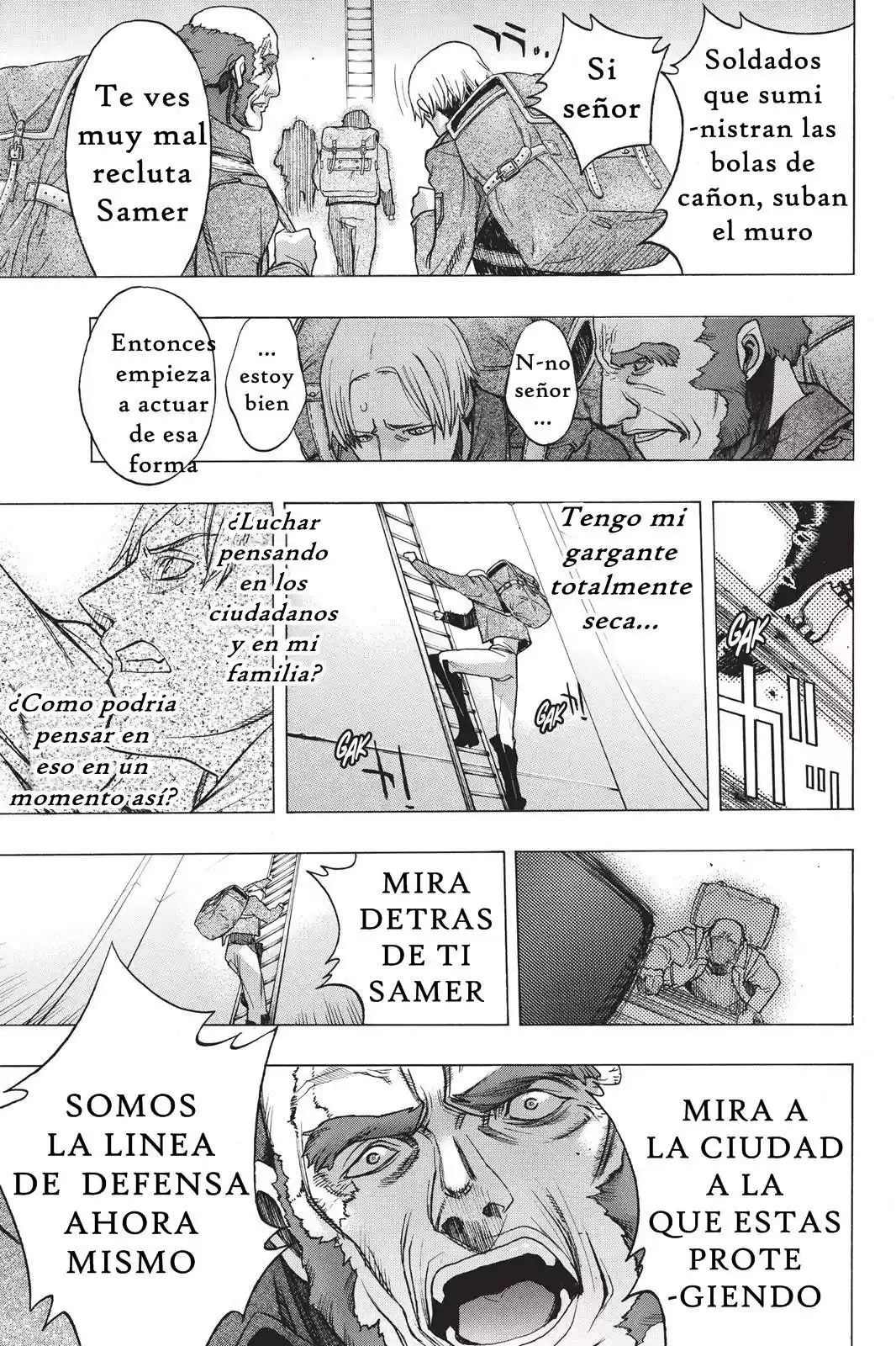 Shingeki no Kyojin: Before the Fall (Antes de la caída) Capitulo 20.05: La primer misión del recluta página 5