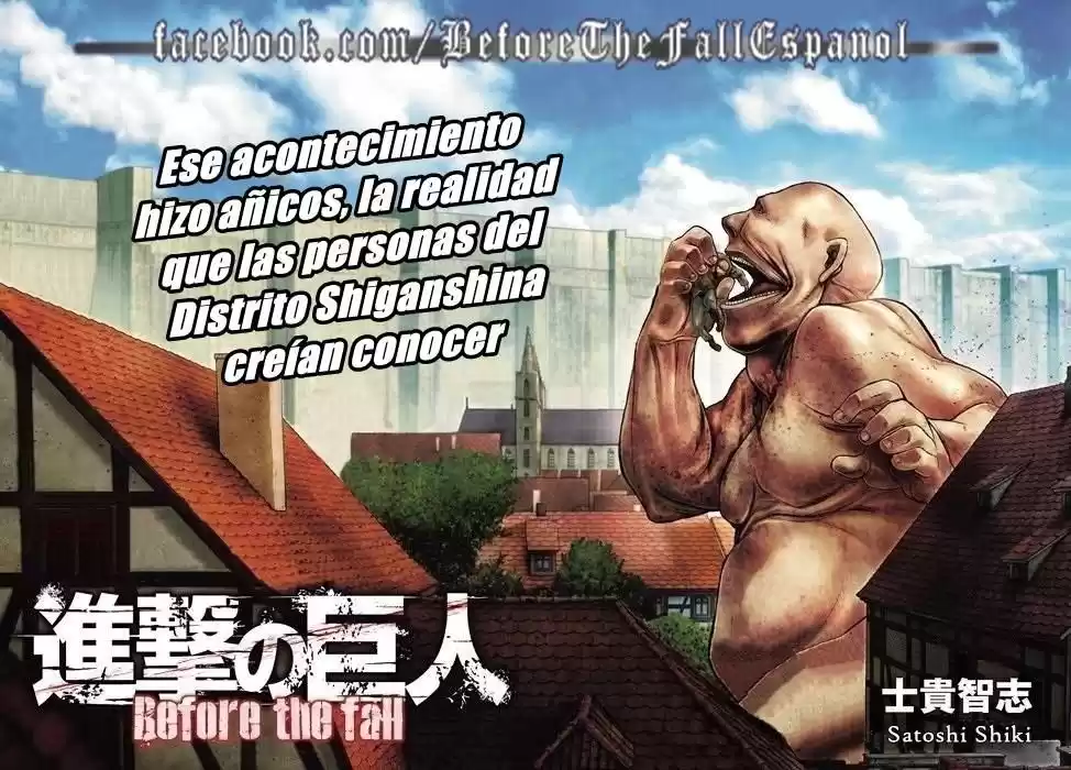 Shingeki no Kyojin: Before the Fall (Antes de la caída) Capitulo 37: La jaula del sacrificio. página 1