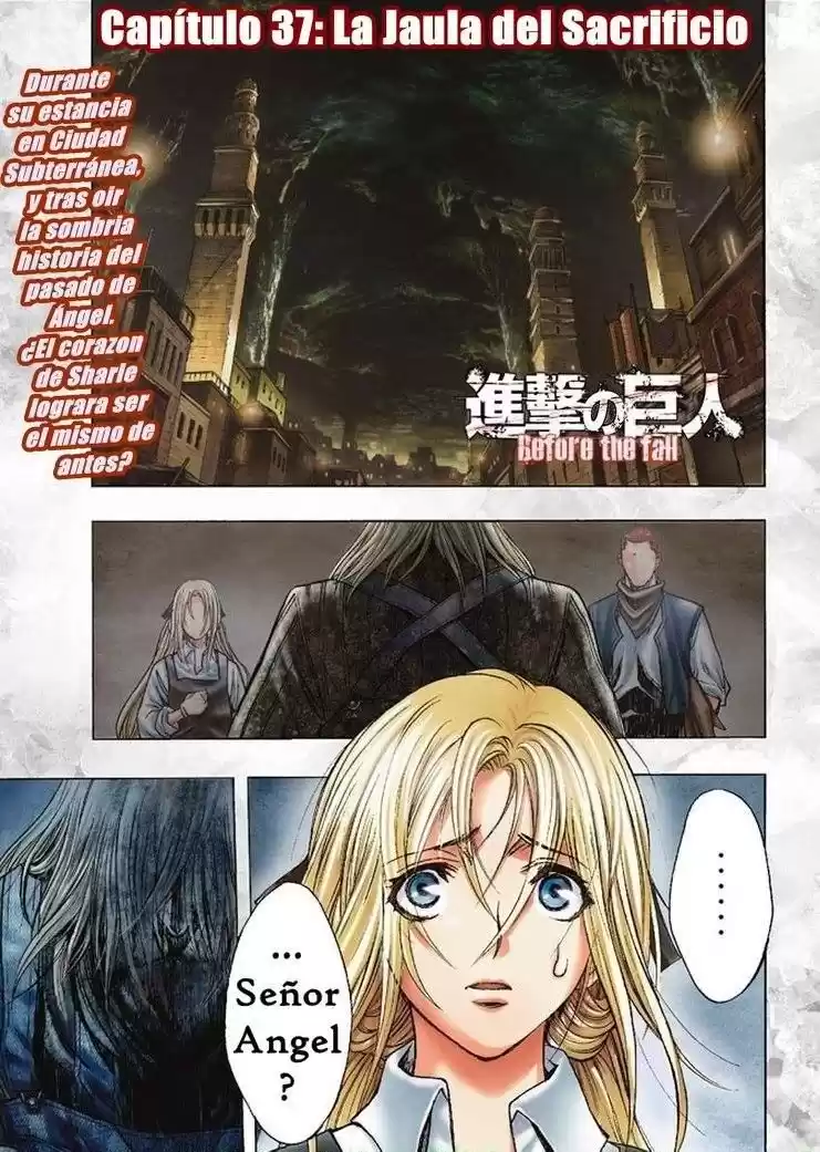 Shingeki no Kyojin: Before the Fall (Antes de la caída) Capitulo 37: La jaula del sacrificio. página 2