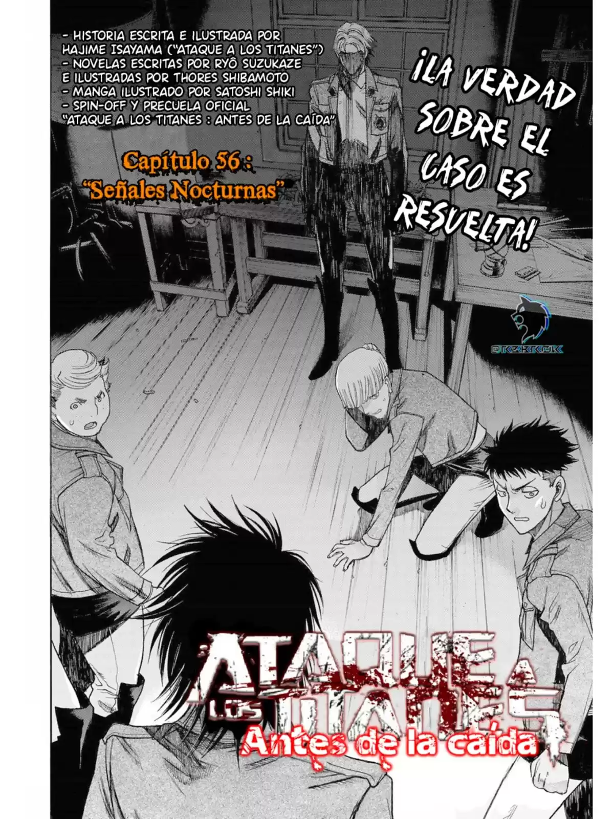 Shingeki no Kyojin: Before the Fall (Antes de la caída) Capitulo 56 página 2