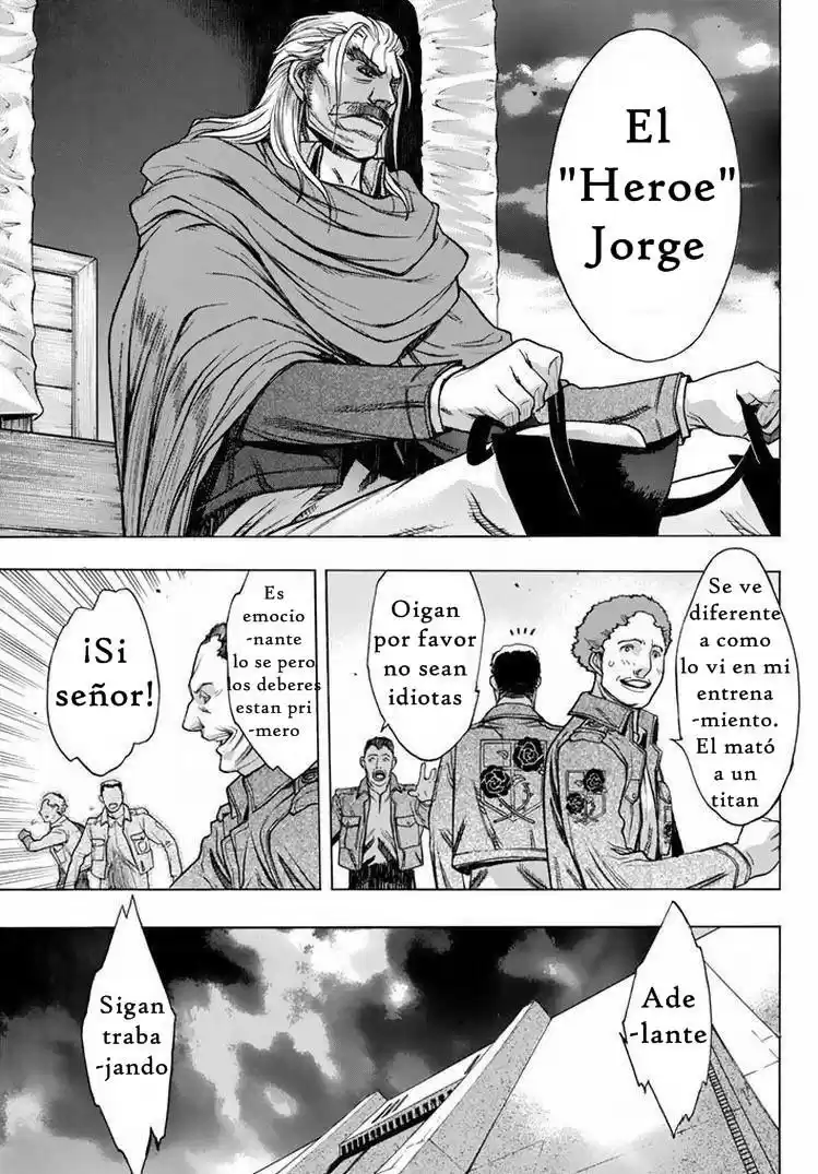 Shingeki no Kyojin: Before the Fall (Antes de la caída) Capitulo 22: El abismo debajo del muro página 3