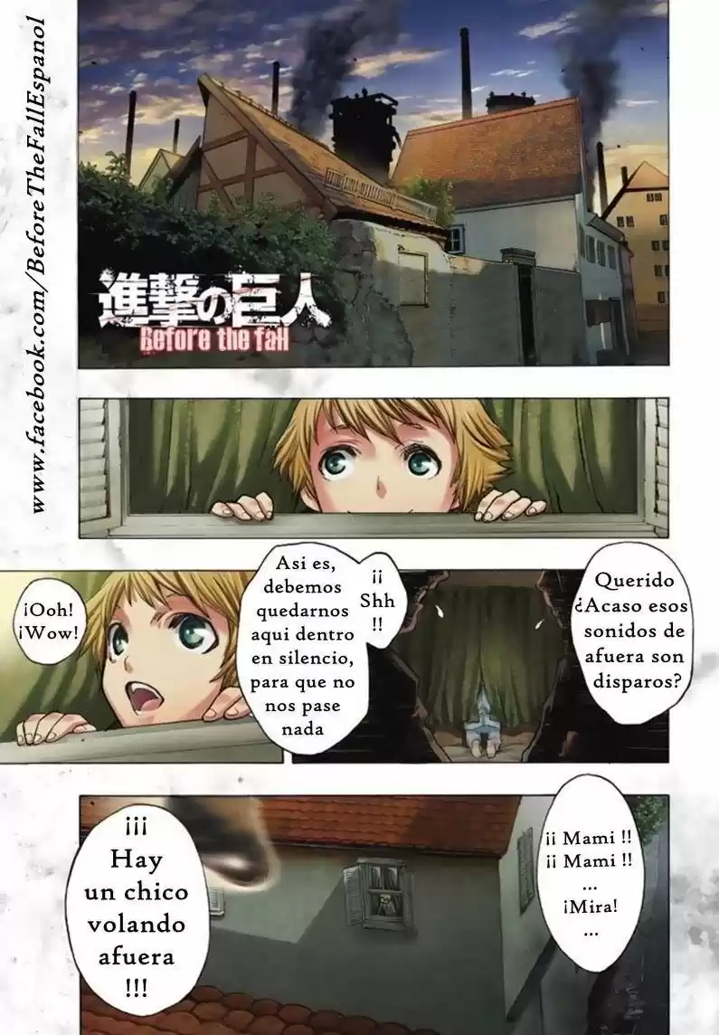 Shingeki no Kyojin: Before the Fall (Antes de la caída) Capitulo 29: Disturbios en la Ciudad página 1