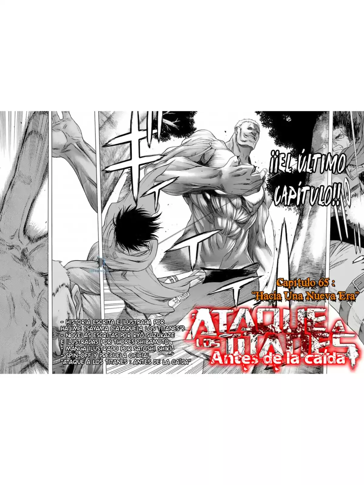 Shingeki no Kyojin: Before the Fall (Antes de la caída) Capitulo 65 página 2