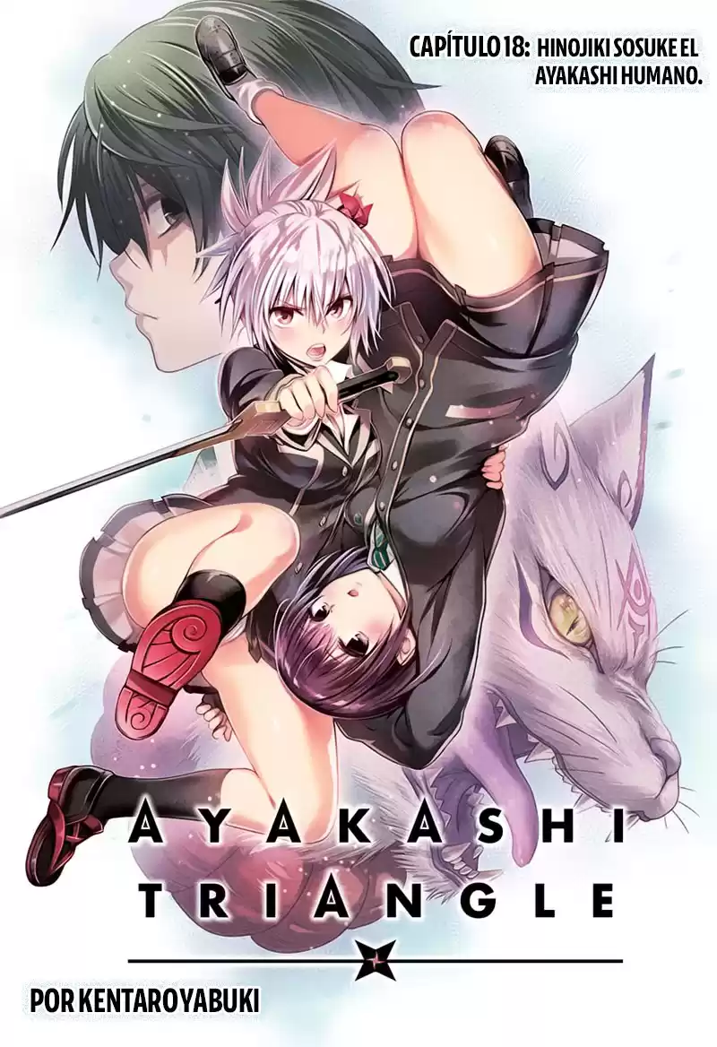 Ayakashi Triangle Capitulo 18: Hinojiki Sosuke el Ayakashi humano. página 2