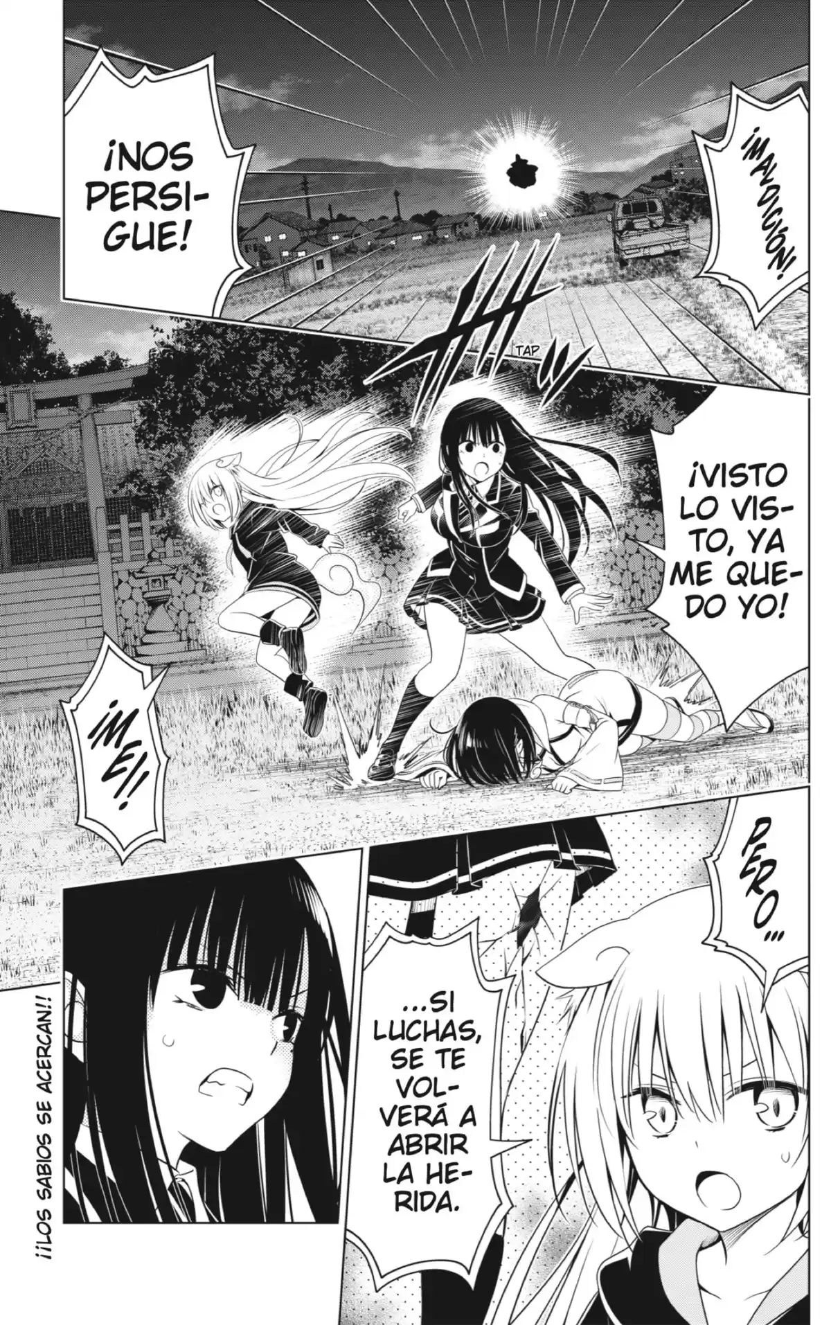 Ayakashi Triangle Capitulo 137: Garaku Utagawa contra los sabios de los cinco elementos página 3