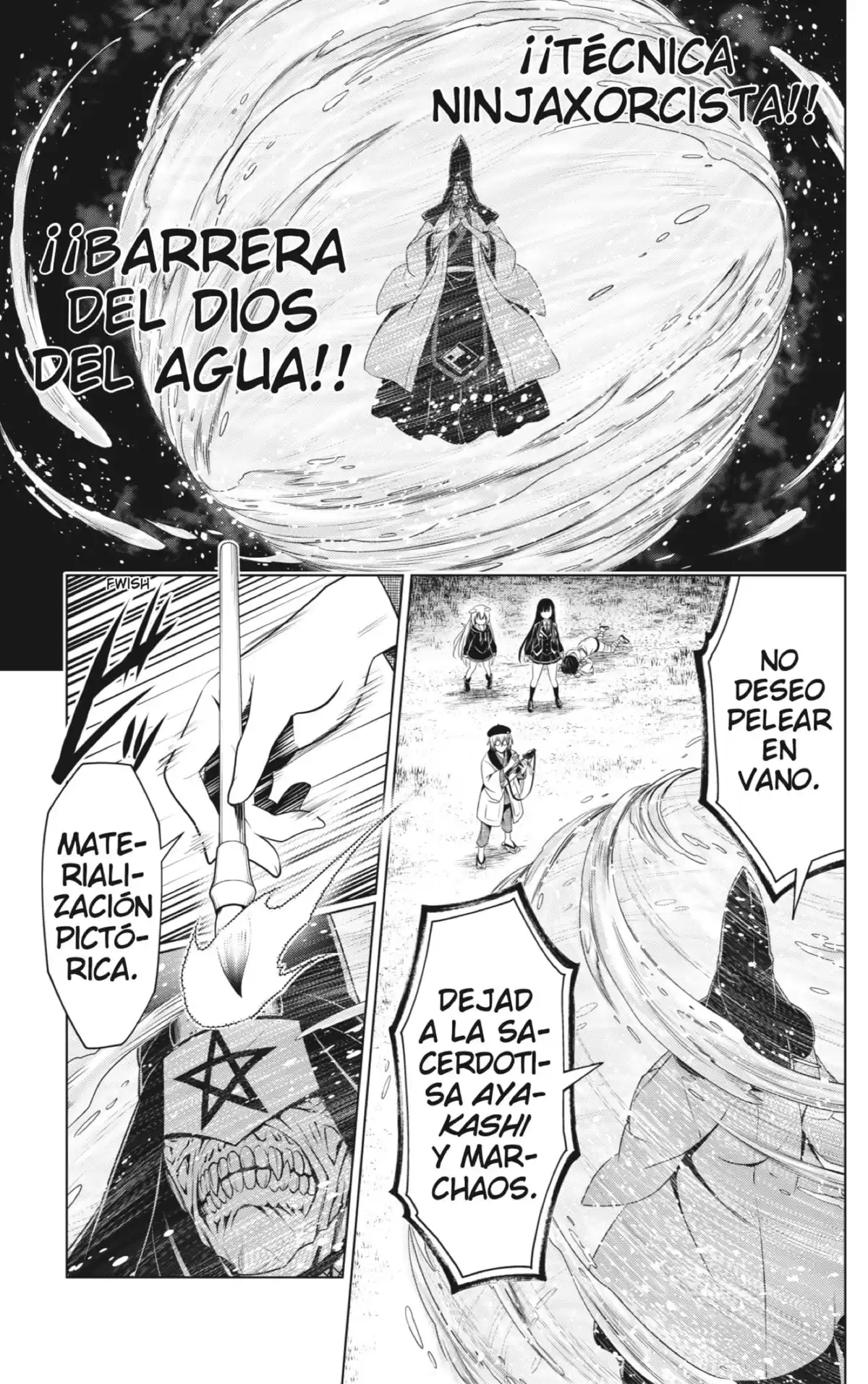 Ayakashi Triangle Capitulo 137: Garaku Utagawa contra los sabios de los cinco elementos página 7