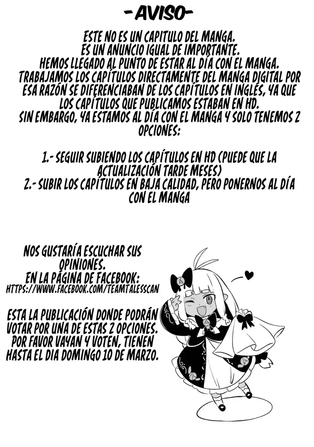 "Yo... no quiero trabajar más" Dejé de ser un aventurero. Aunque me traten mejor ahora, no lo haré. No volveré a trabajar. Capitulo 19.6 página 2