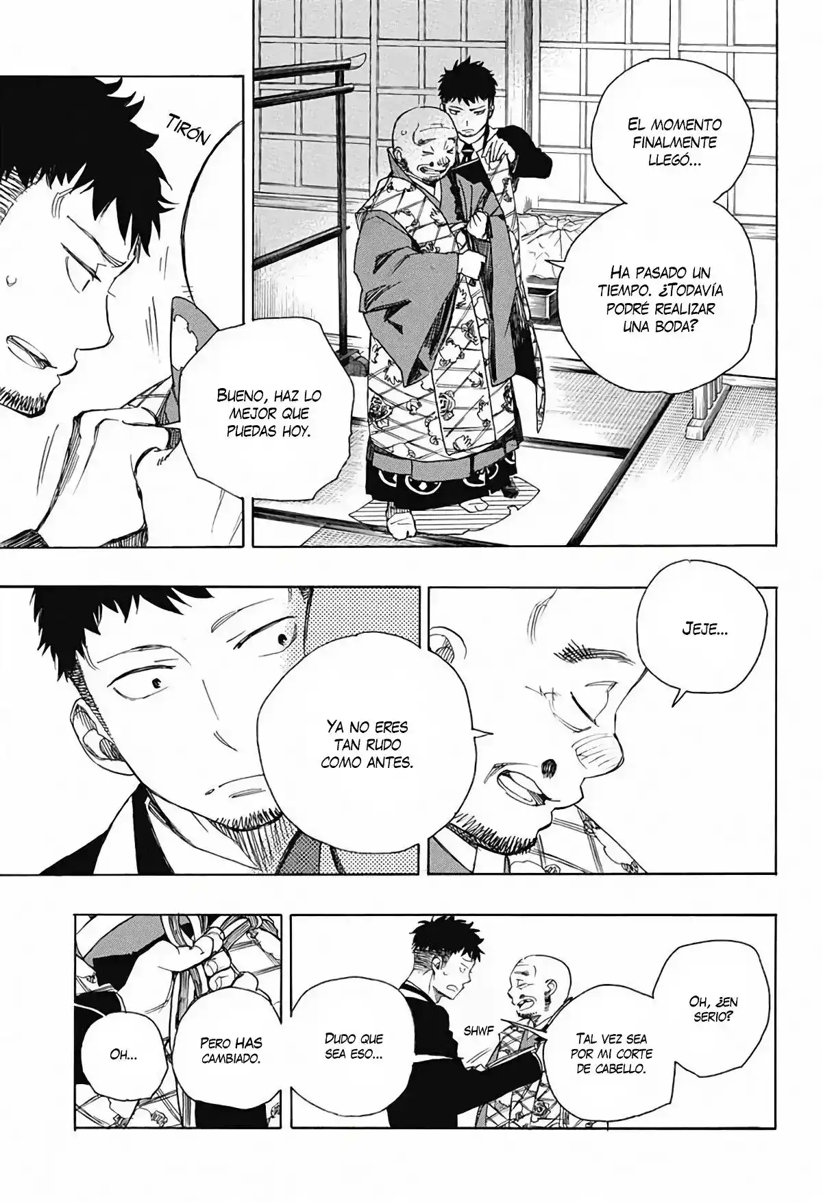 Ao no Exorcist Capitulo 91: Felicitaciones: Tarde en la noche página 3