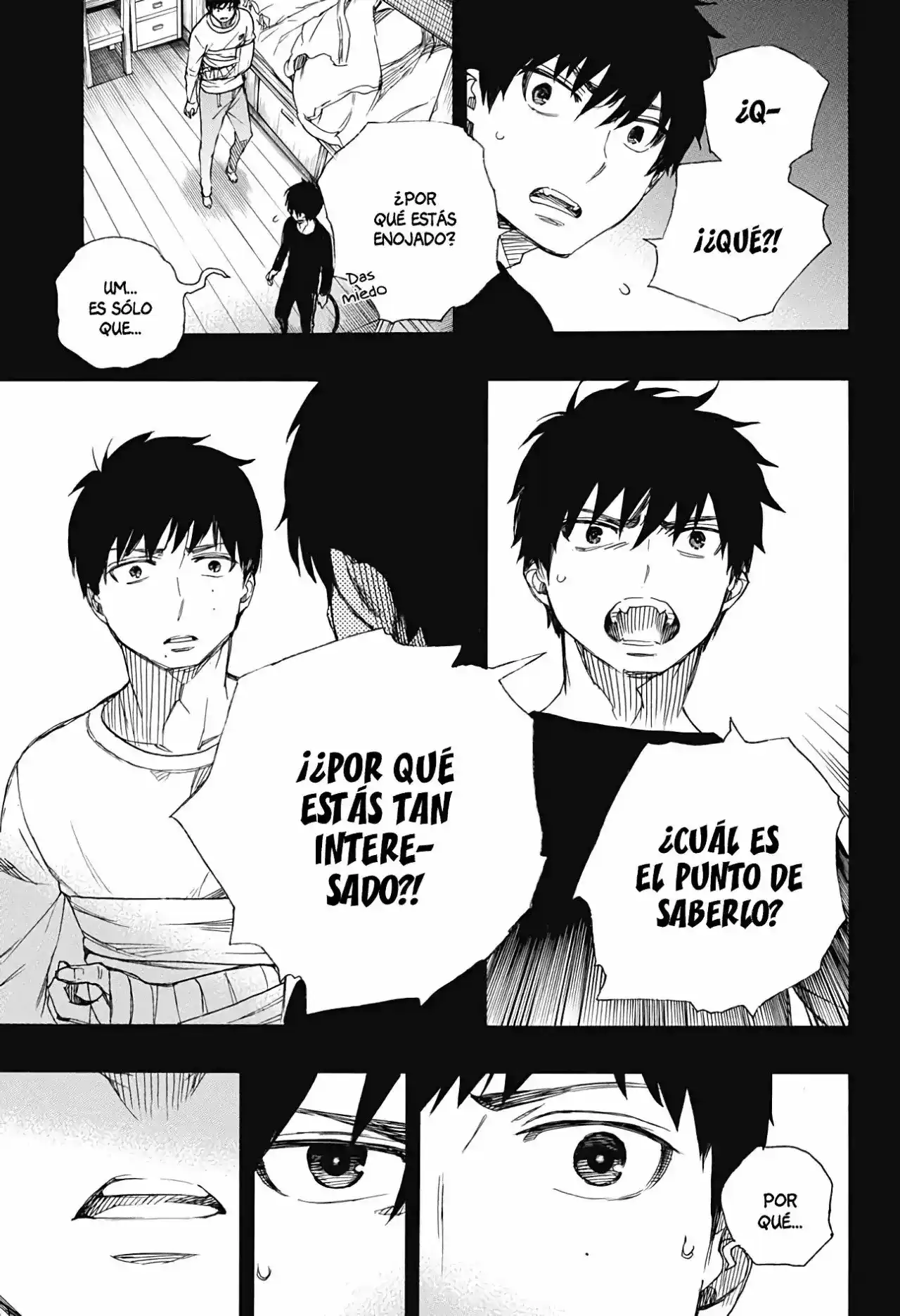 Ao no Exorcist Capitulo 90: Felicitaciones: Noche de bodas página 11