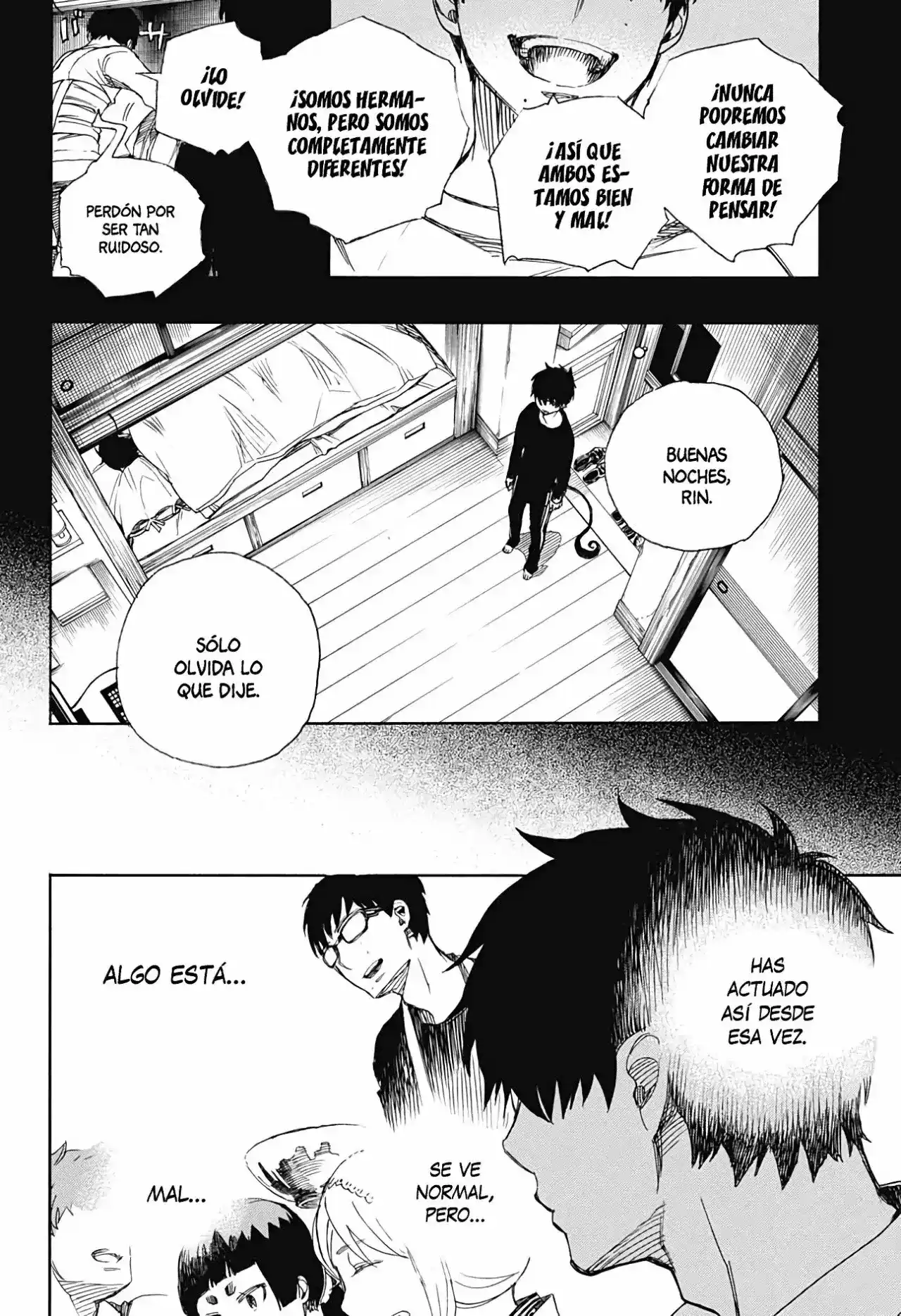 Ao no Exorcist Capitulo 90: Felicitaciones: Noche de bodas página 14