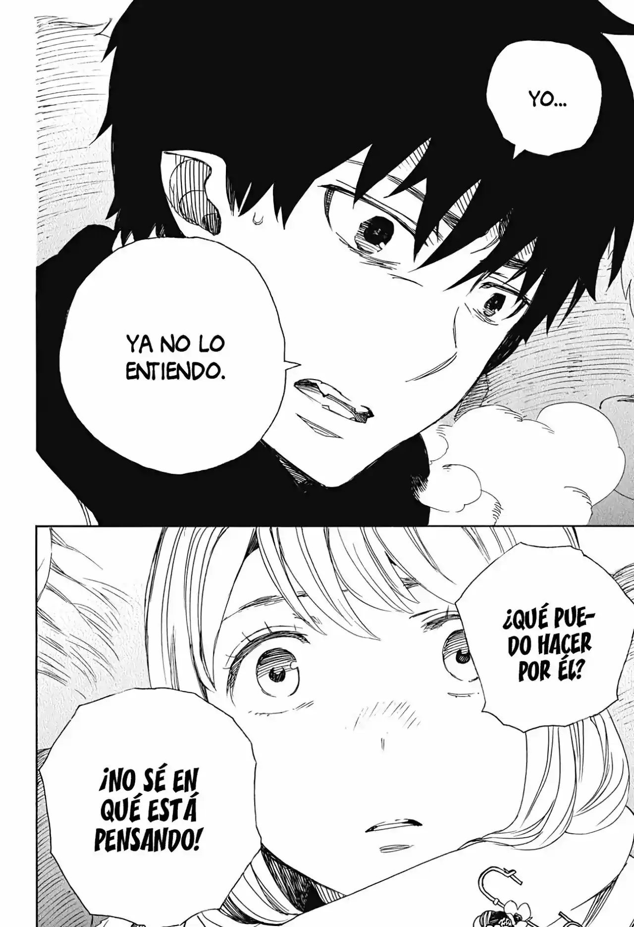 Ao no Exorcist Capitulo 90: Felicitaciones: Noche de bodas página 32