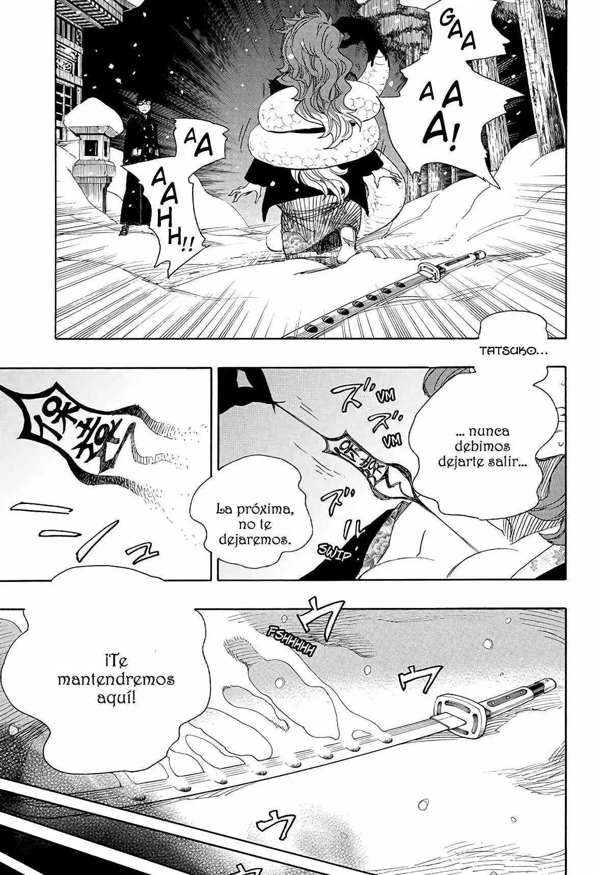 Ao no Exorcist Capitulo 78: Está bien si no regreso página 1