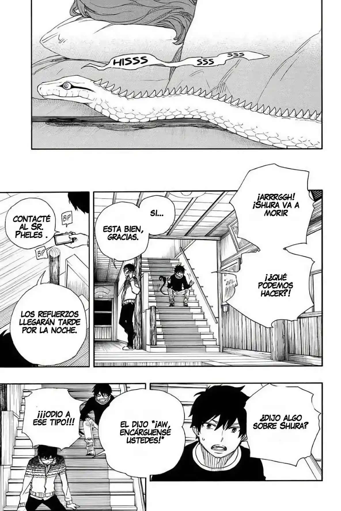 Ao no Exorcist Capitulo 76: Adiós, Norte lejano página 19