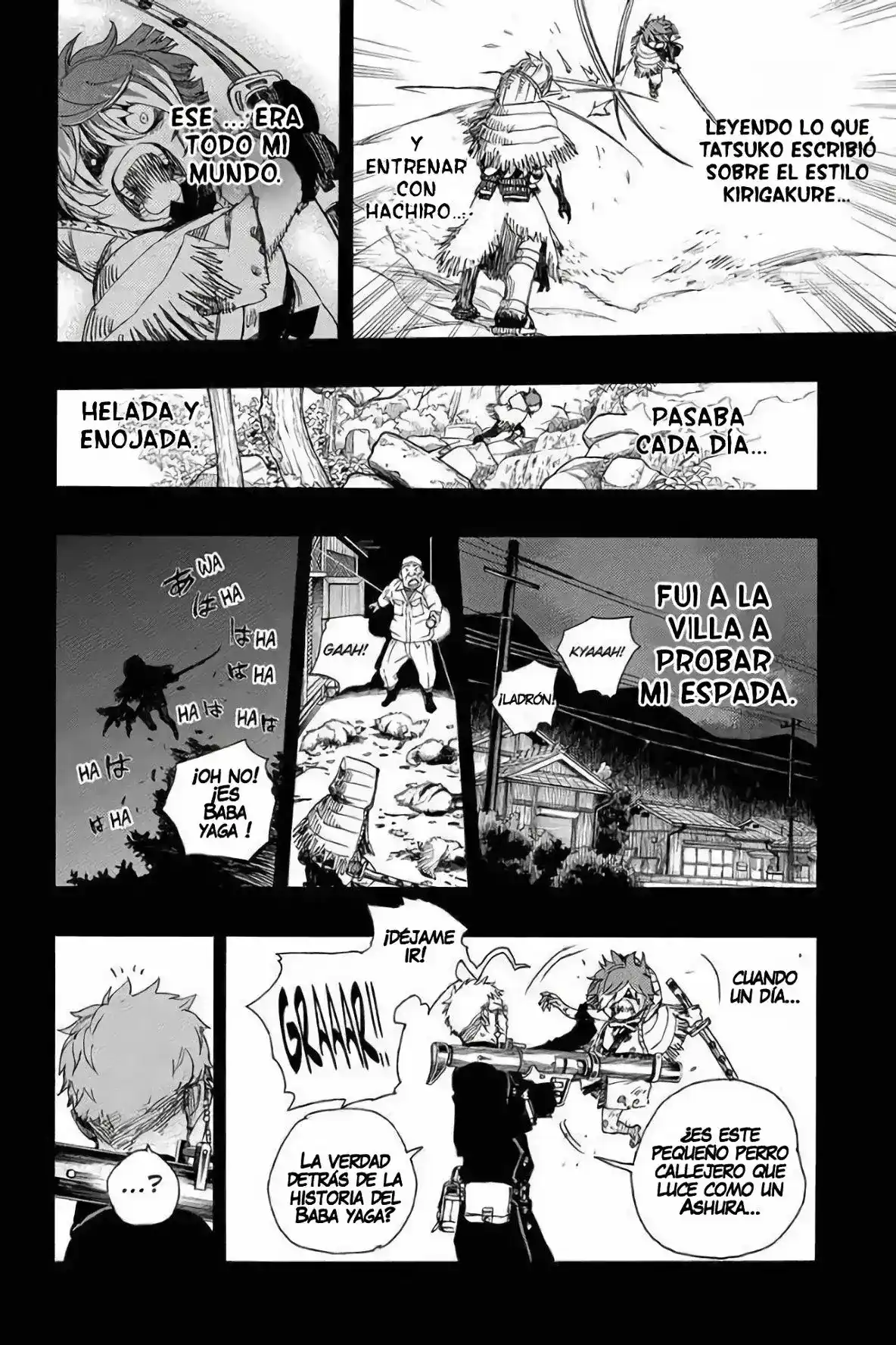 Ao no Exorcist Capitulo 76: Adiós, Norte lejano página 22