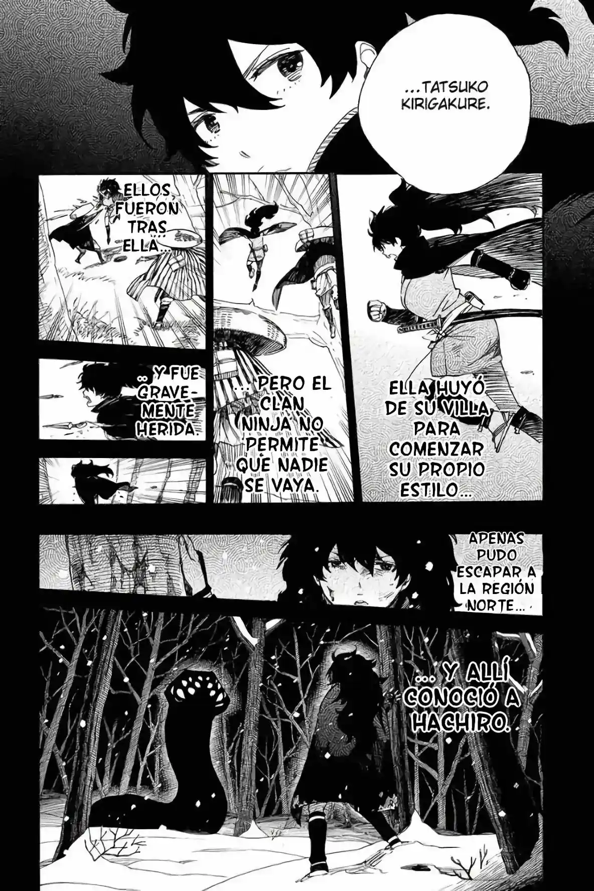 Ao no Exorcist Capitulo 76: Adiós, Norte lejano página 4