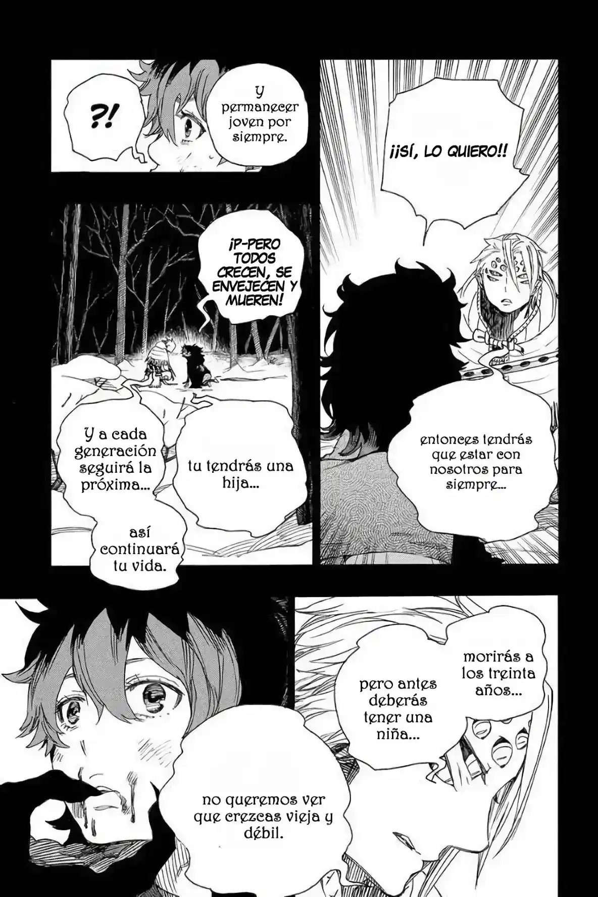 Ao no Exorcist Capitulo 76: Adiós, Norte lejano página 9