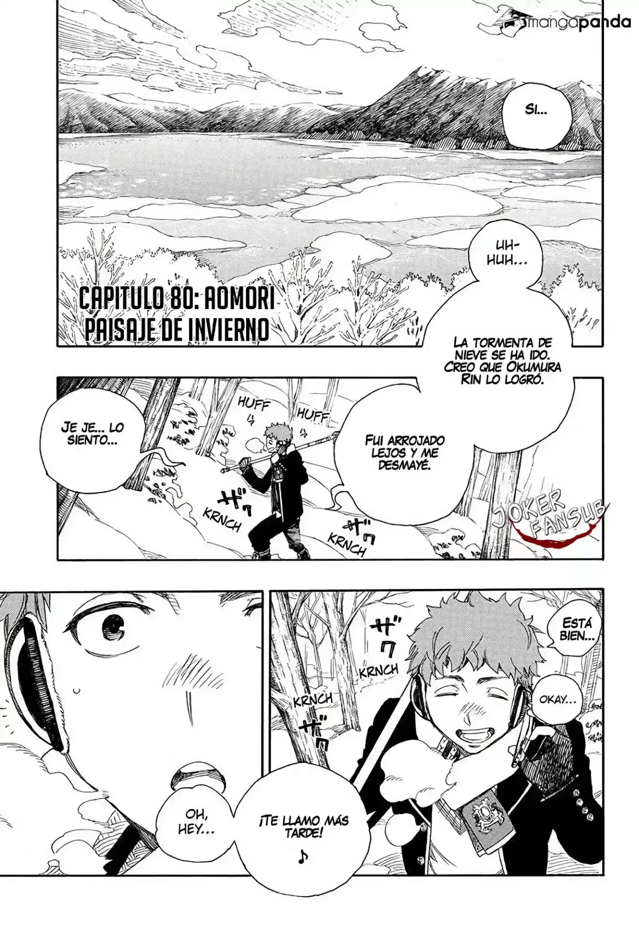 Ao no Exorcist Capitulo 80 página 1