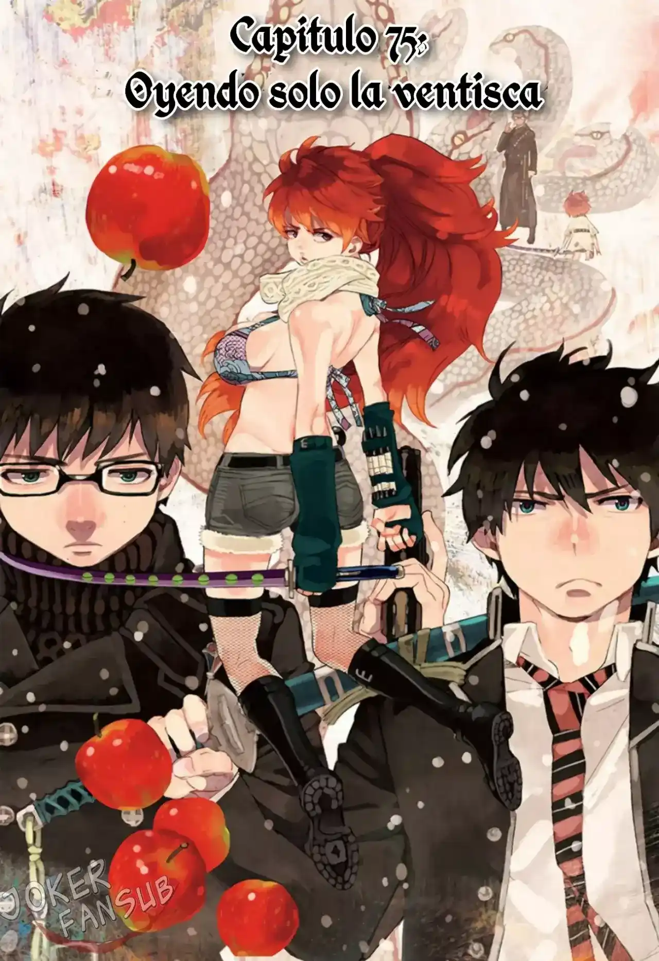 Ao no Exorcist Capitulo 75: Oyendo solo la ventisca página 1