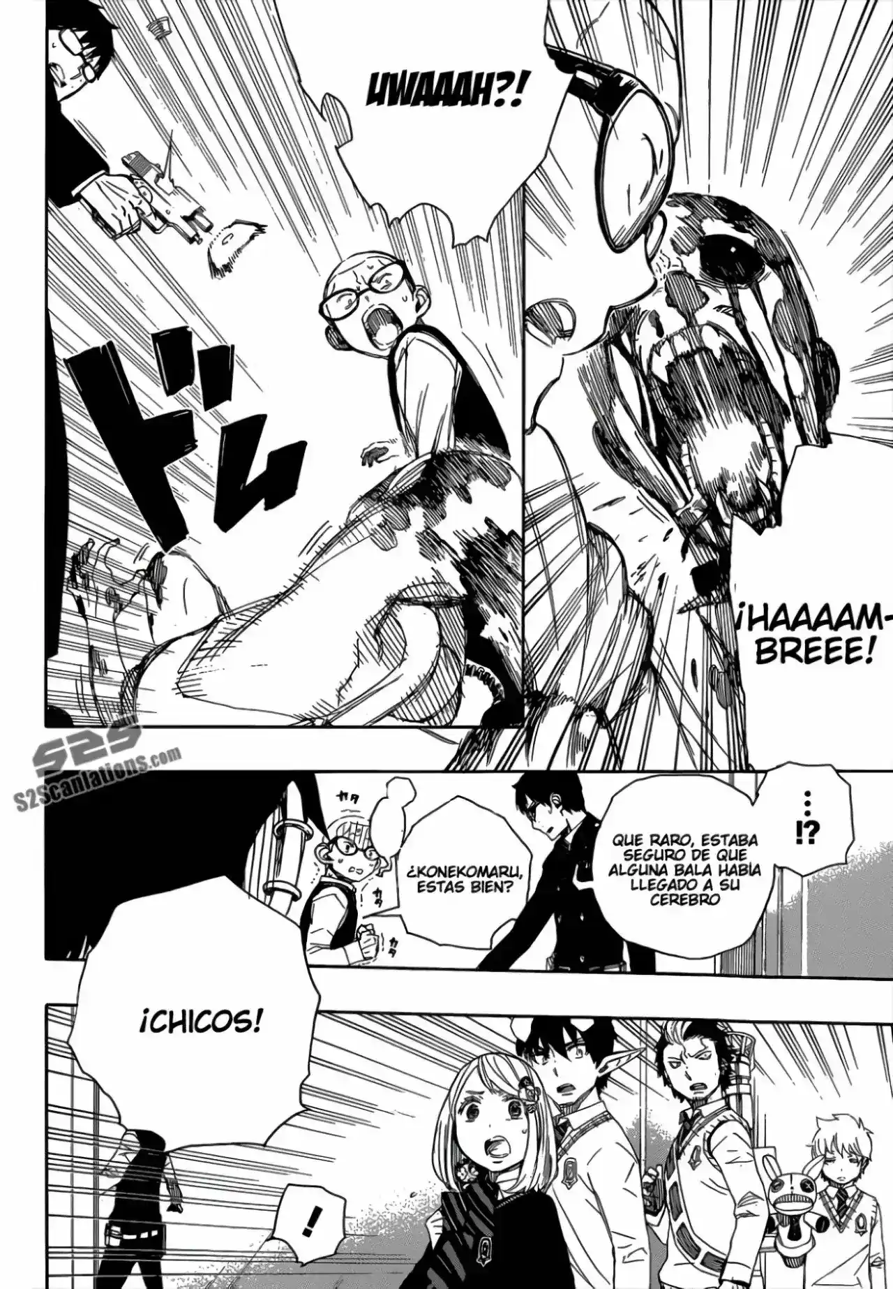 Ao no Exorcist Capitulo 55 página 8