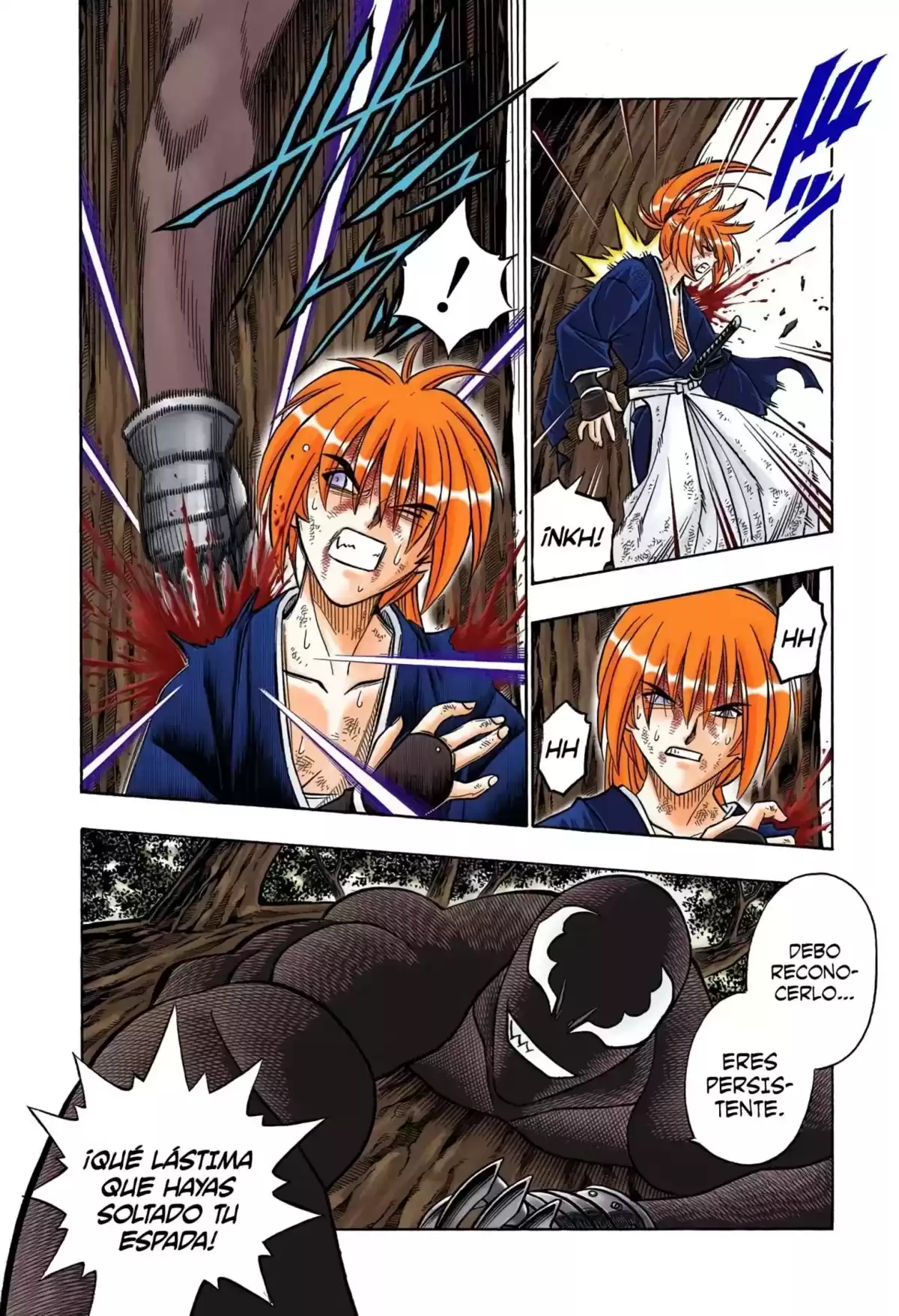 Rurouni Kenshin Full Color Capitulo 177: Remembranzas 12 — Una feroz batalla página 8