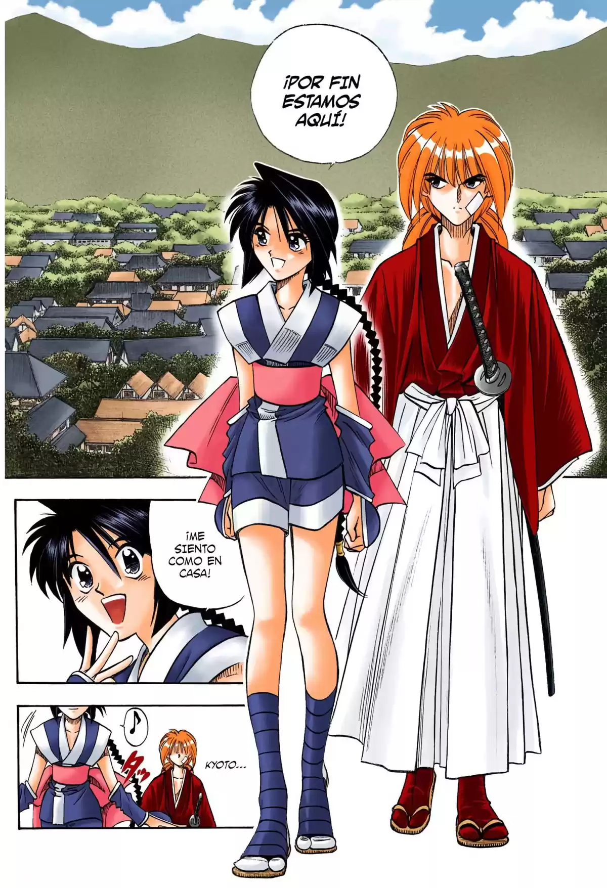 Rurouni Kenshin Full Color Capitulo 74: Llegada a Kyoto página 2