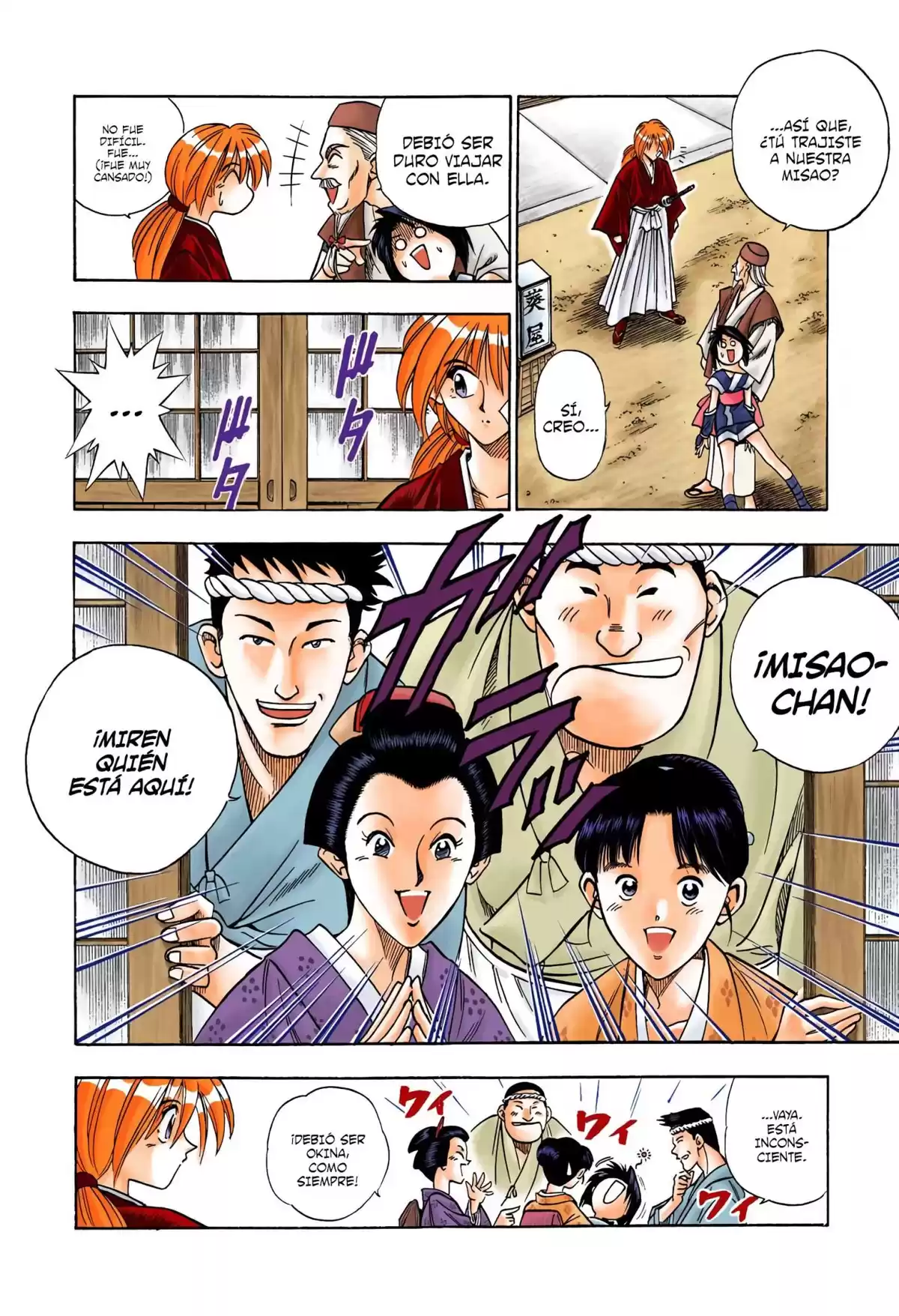 Rurouni Kenshin Full Color Capitulo 74: Llegada a Kyoto página 8