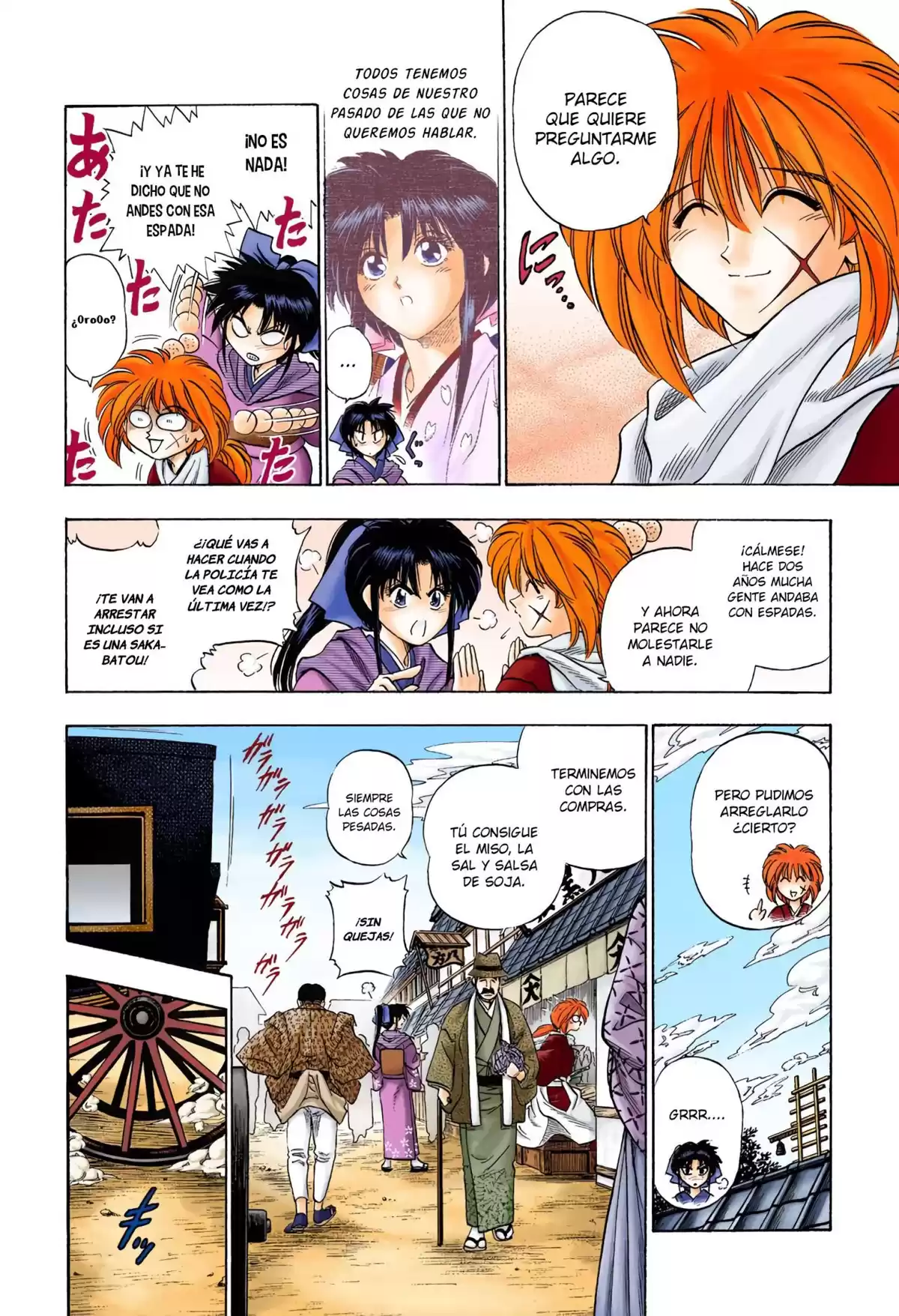 Rurouni Kenshin Full Color Capitulo 2: Rurouni en la ciudad página 4