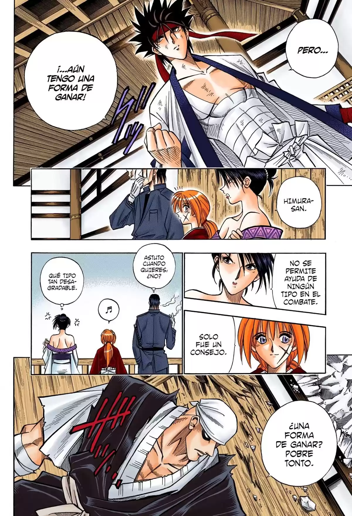 Rurouni Kenshin Full Color Capitulo 108: Diferencia de fuerza página 8