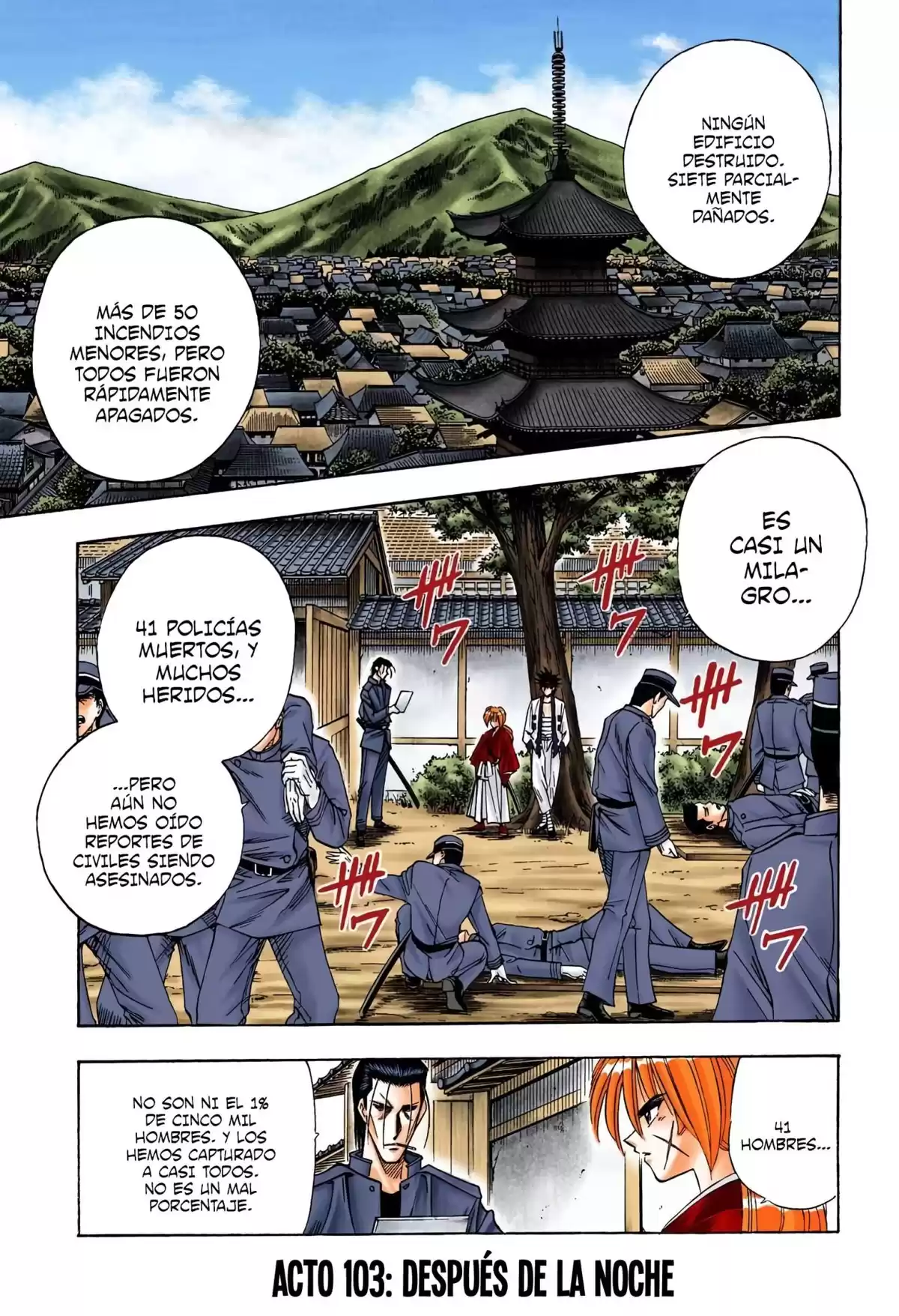 Rurouni Kenshin Full Color Capitulo 103: Después de la noche página 6