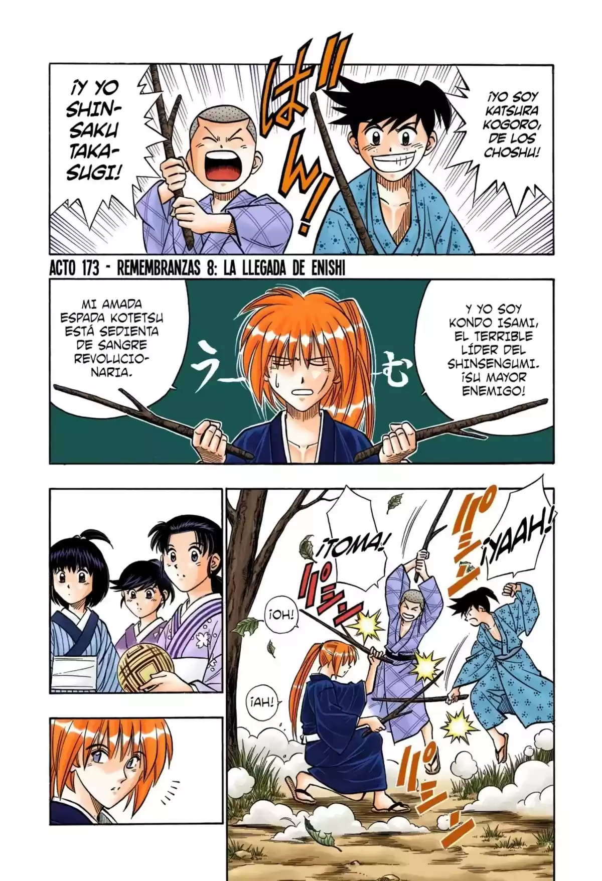 Rurouni Kenshin Full Color Capitulo 173: Remembranzas 8 — La llegada de Enishi página 1