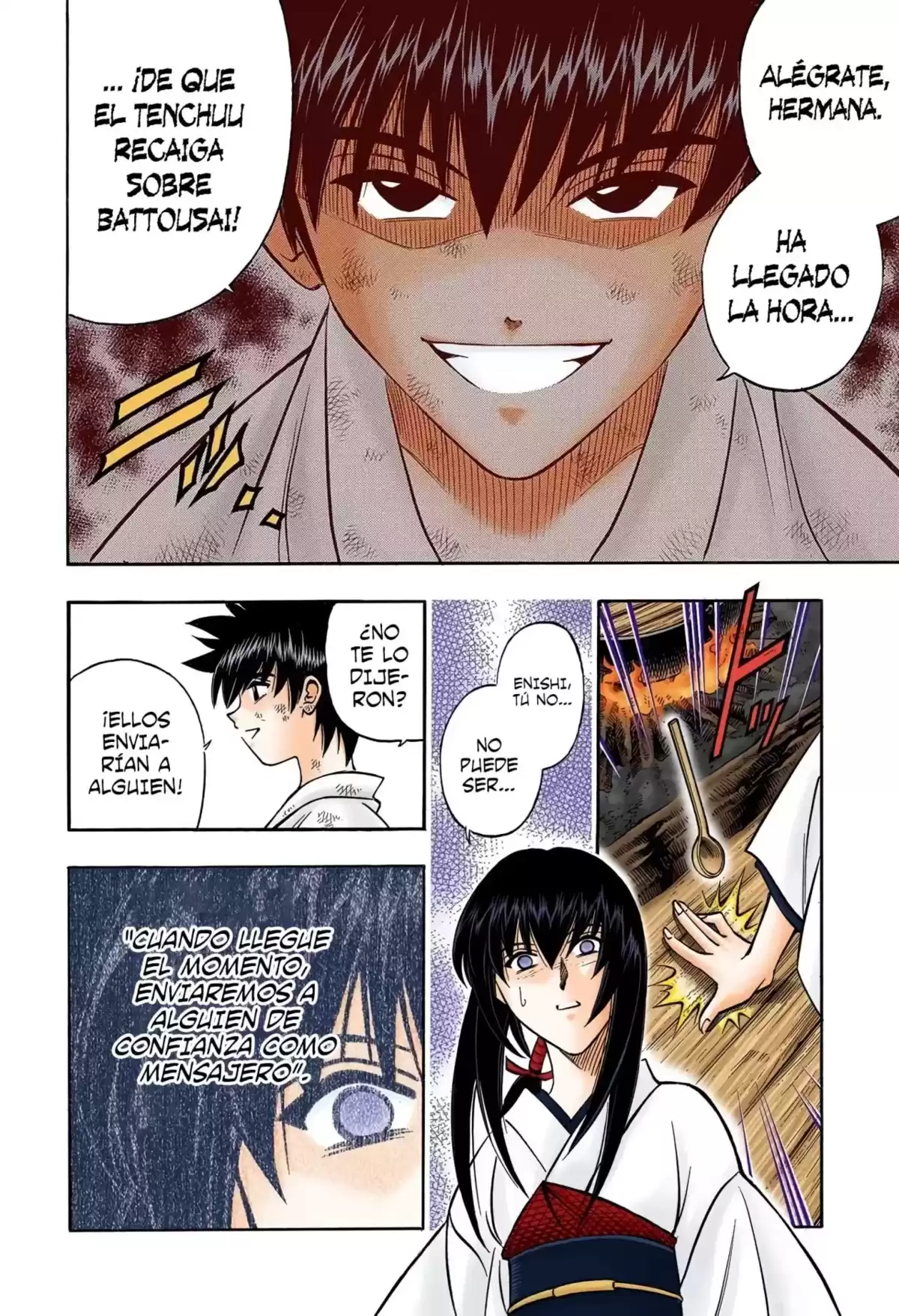 Rurouni Kenshin Full Color Capitulo 173: Remembranzas 8 — La llegada de Enishi página 10