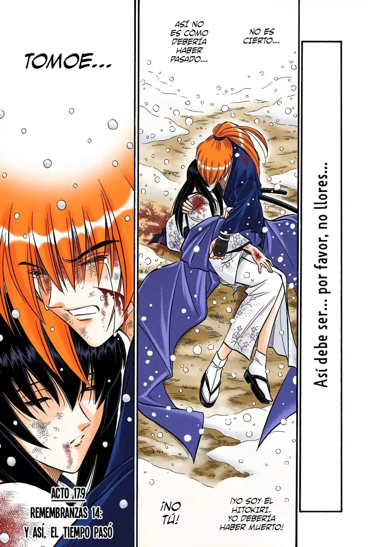 Rurouni Kenshin Full Color Capitulo 179: Remembranzas 14 — Y así, el tiempo pasó página 1