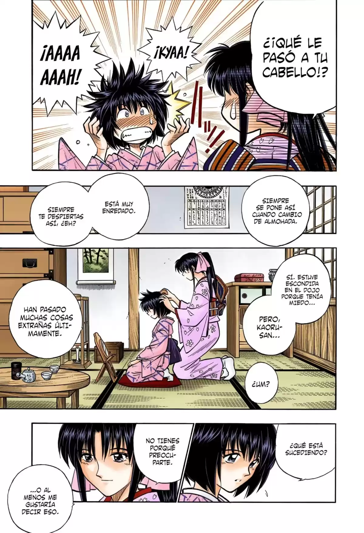 Rurouni Kenshin Full Color Capitulo 162: Pensamientos al amanecer página 3