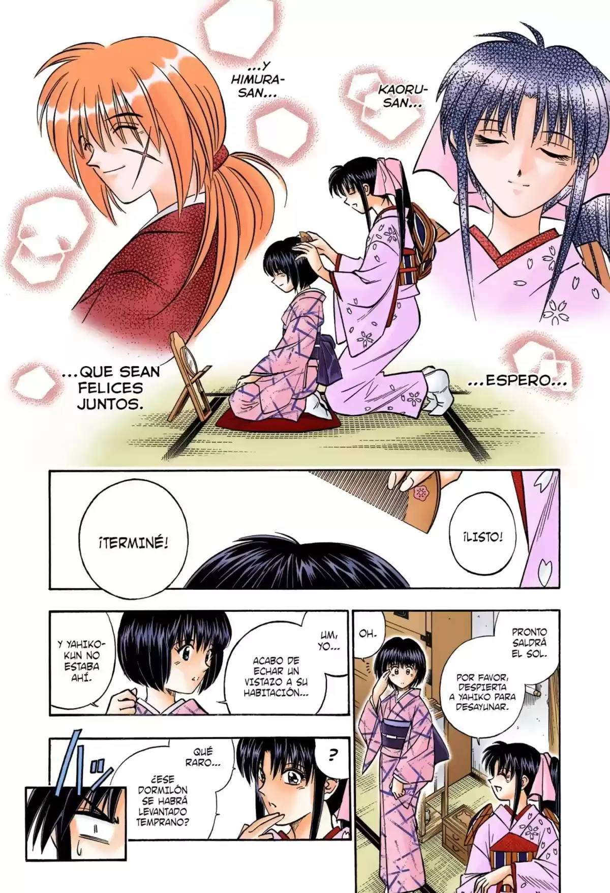 Rurouni Kenshin Full Color Capitulo 162: Pensamientos al amanecer página 6