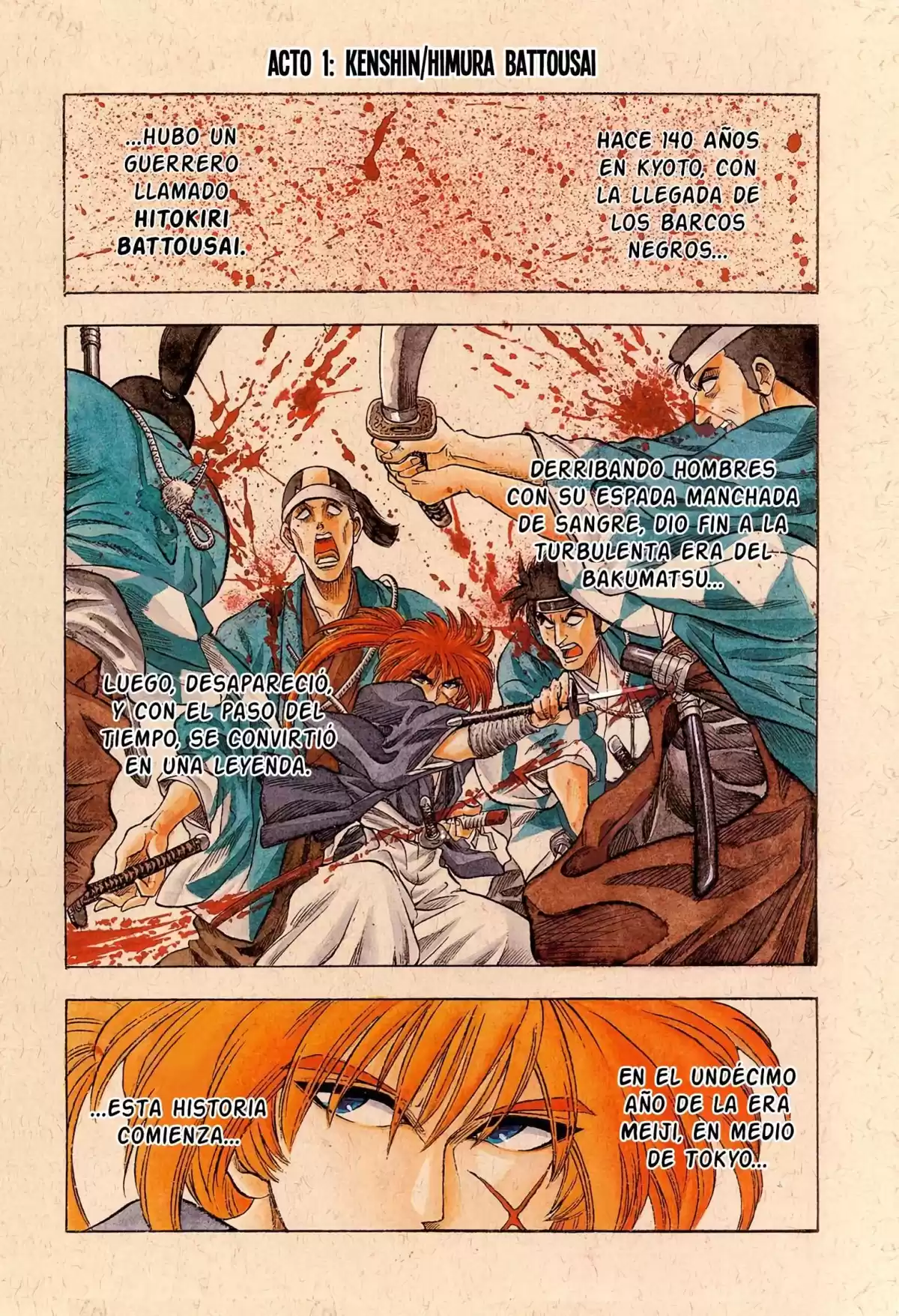 Rurouni Kenshin Full Color Capitulo 1: Kenshin / Himura Battousai página 5