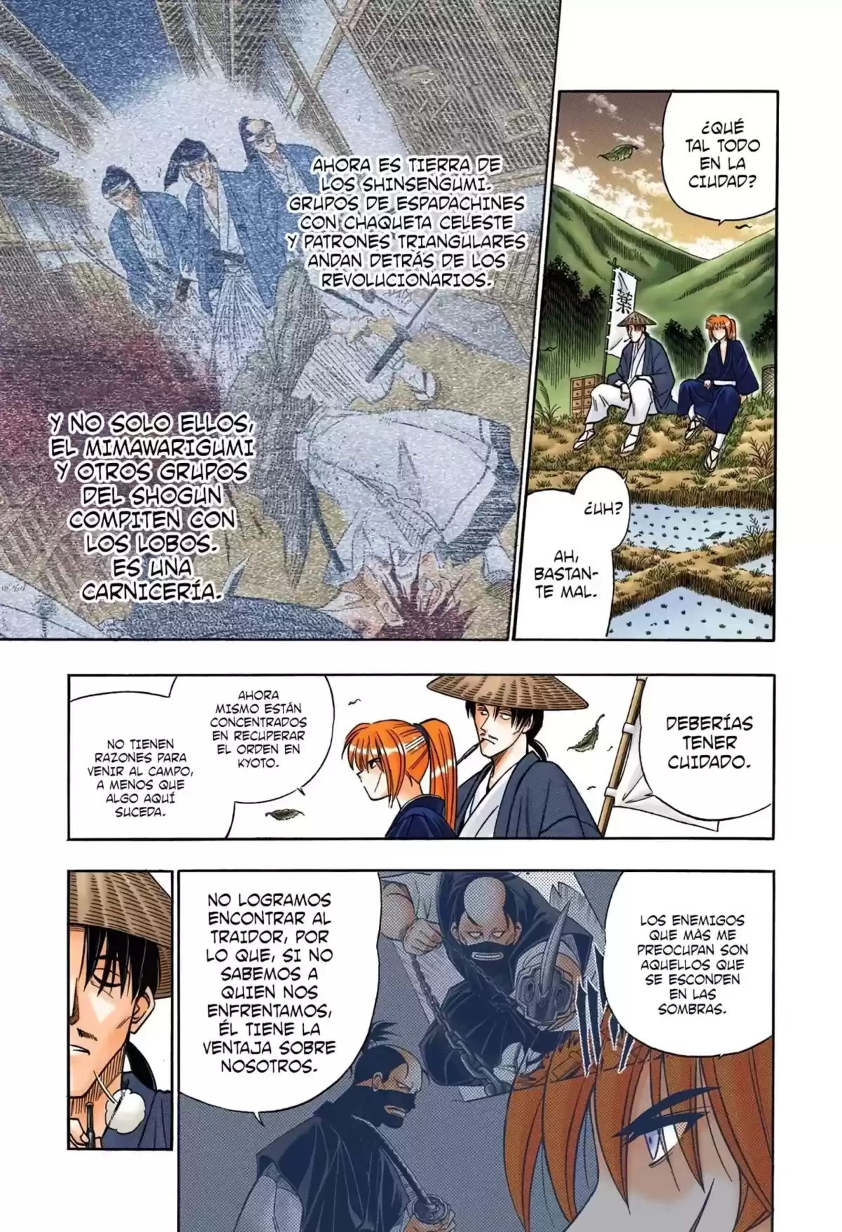 Rurouni Kenshin Full Color Capitulo 172: Remembranzas 7 — En el campo página 4