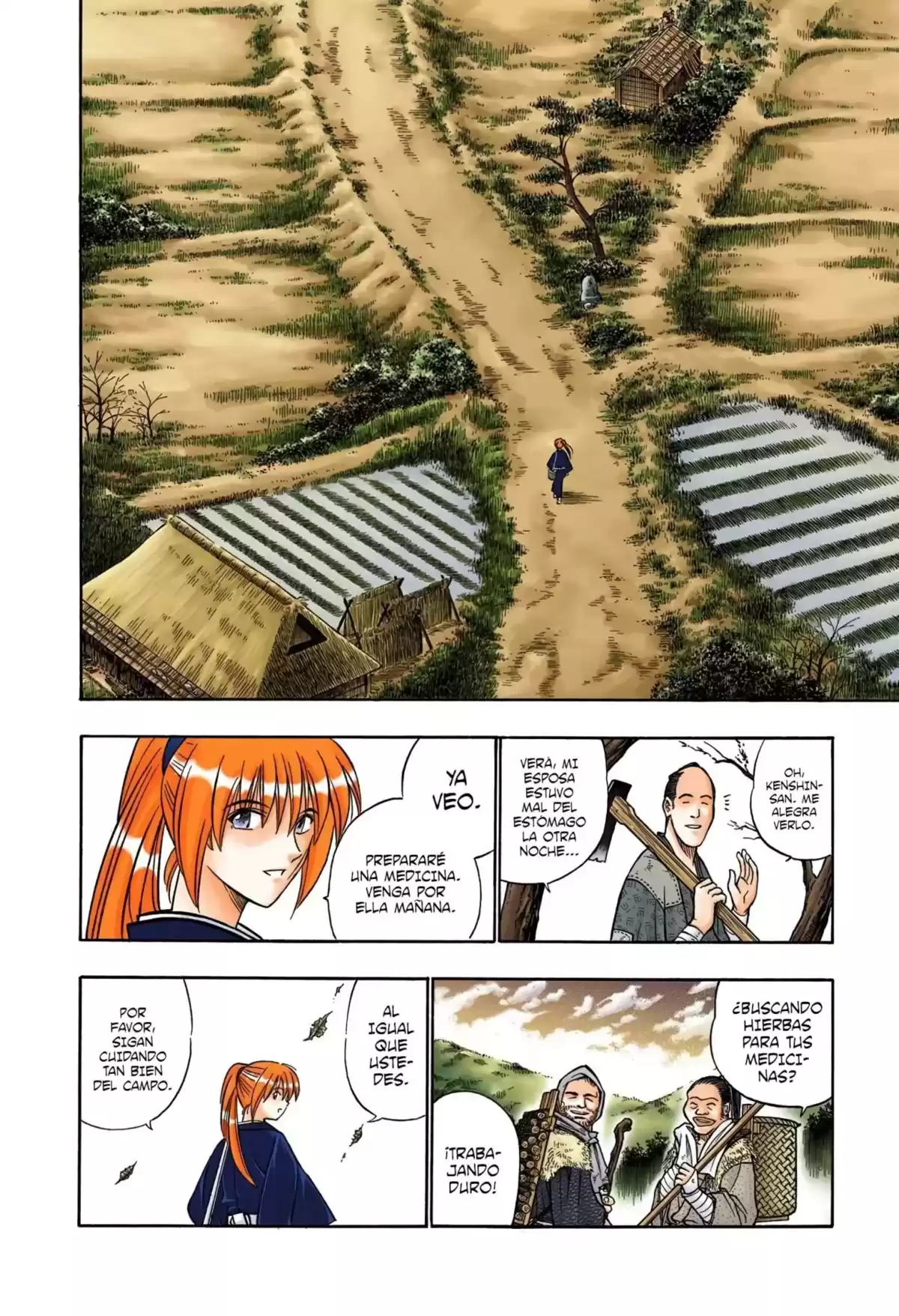 Rurouni Kenshin Full Color Capitulo 172: Remembranzas 7 — En el campo página 7