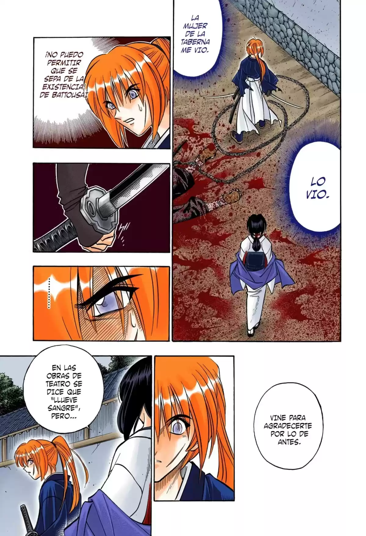 Rurouni Kenshin Full Color Capitulo 167: Remembranzas 3 — Bajo la lluvia de sangre página 17