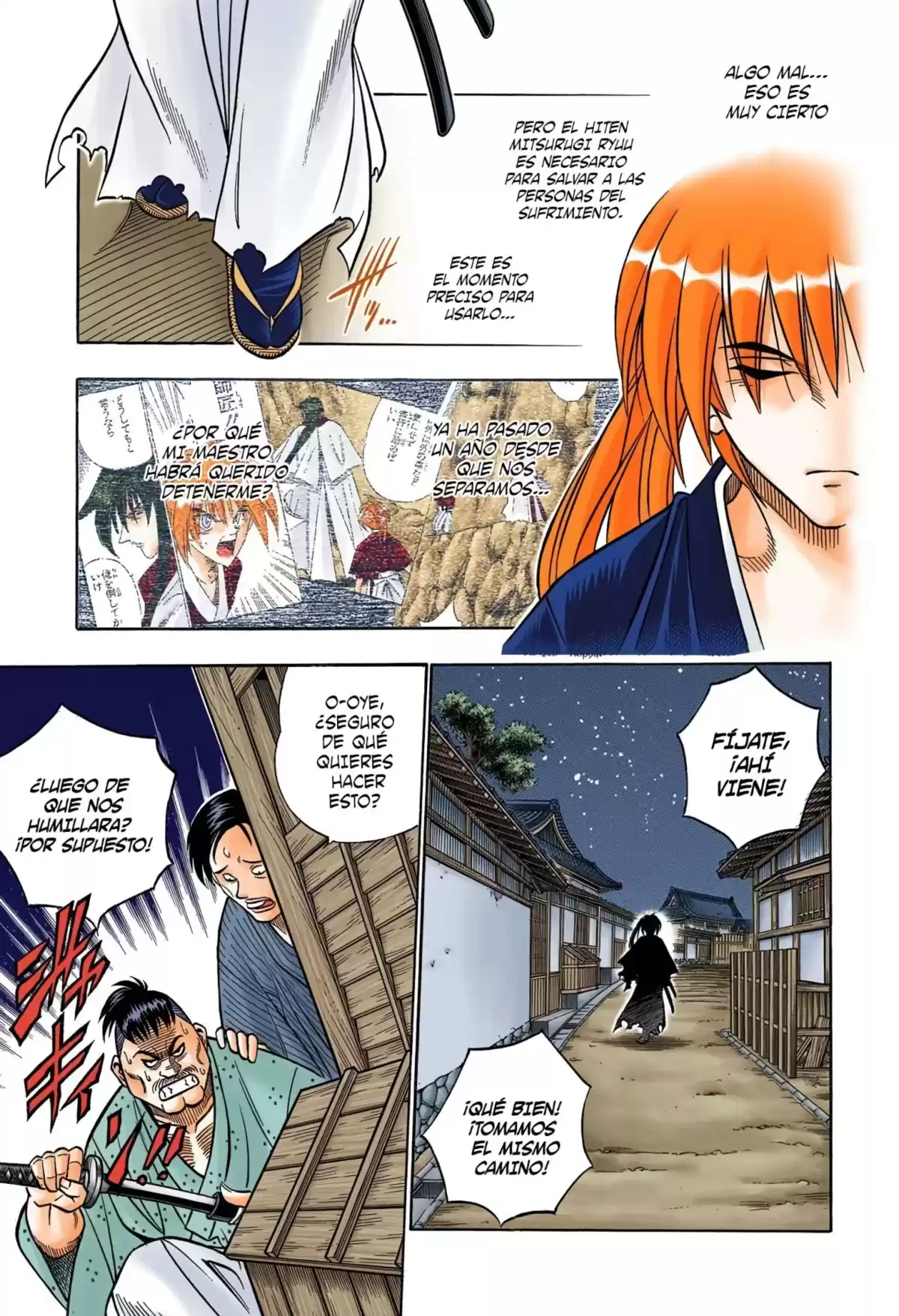 Rurouni Kenshin Full Color Capitulo 167: Remembranzas 3 — Bajo la lluvia de sangre página 9