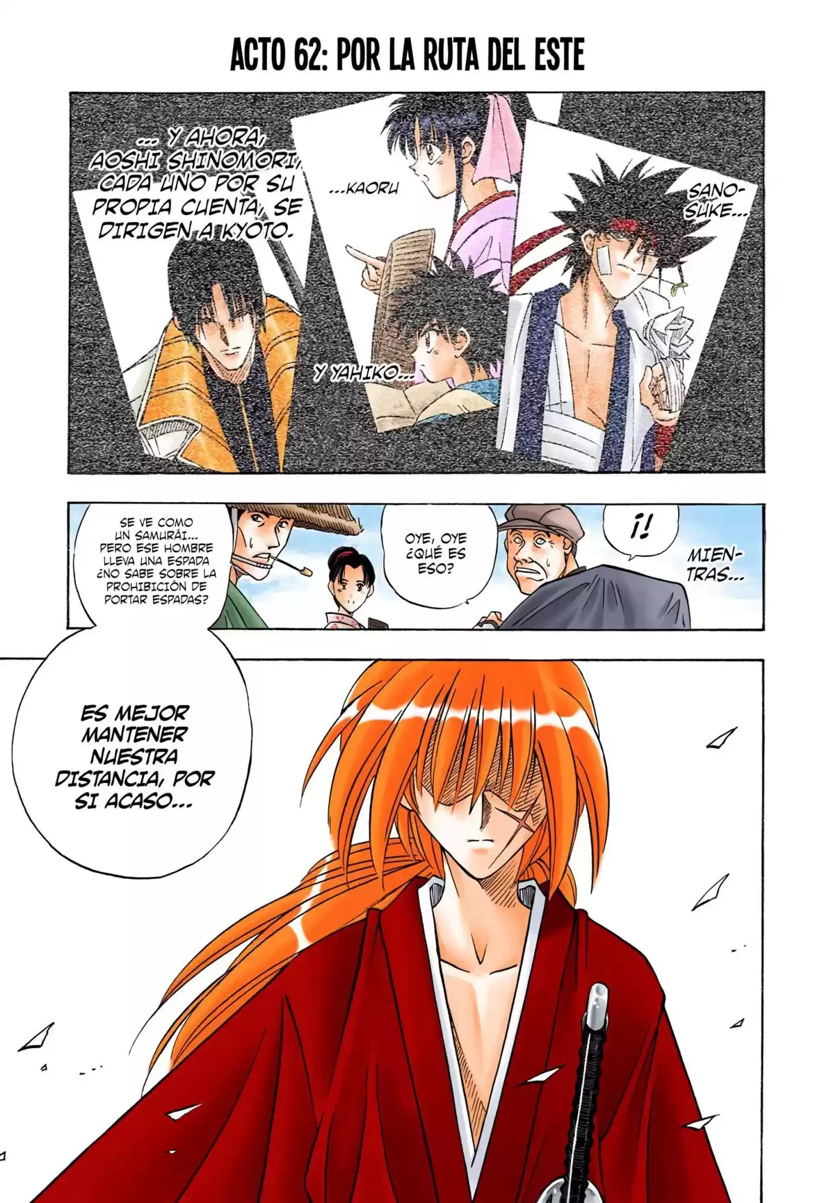 Rurouni Kenshin Full Color Capitulo 62: Por la ruta del Este página 1