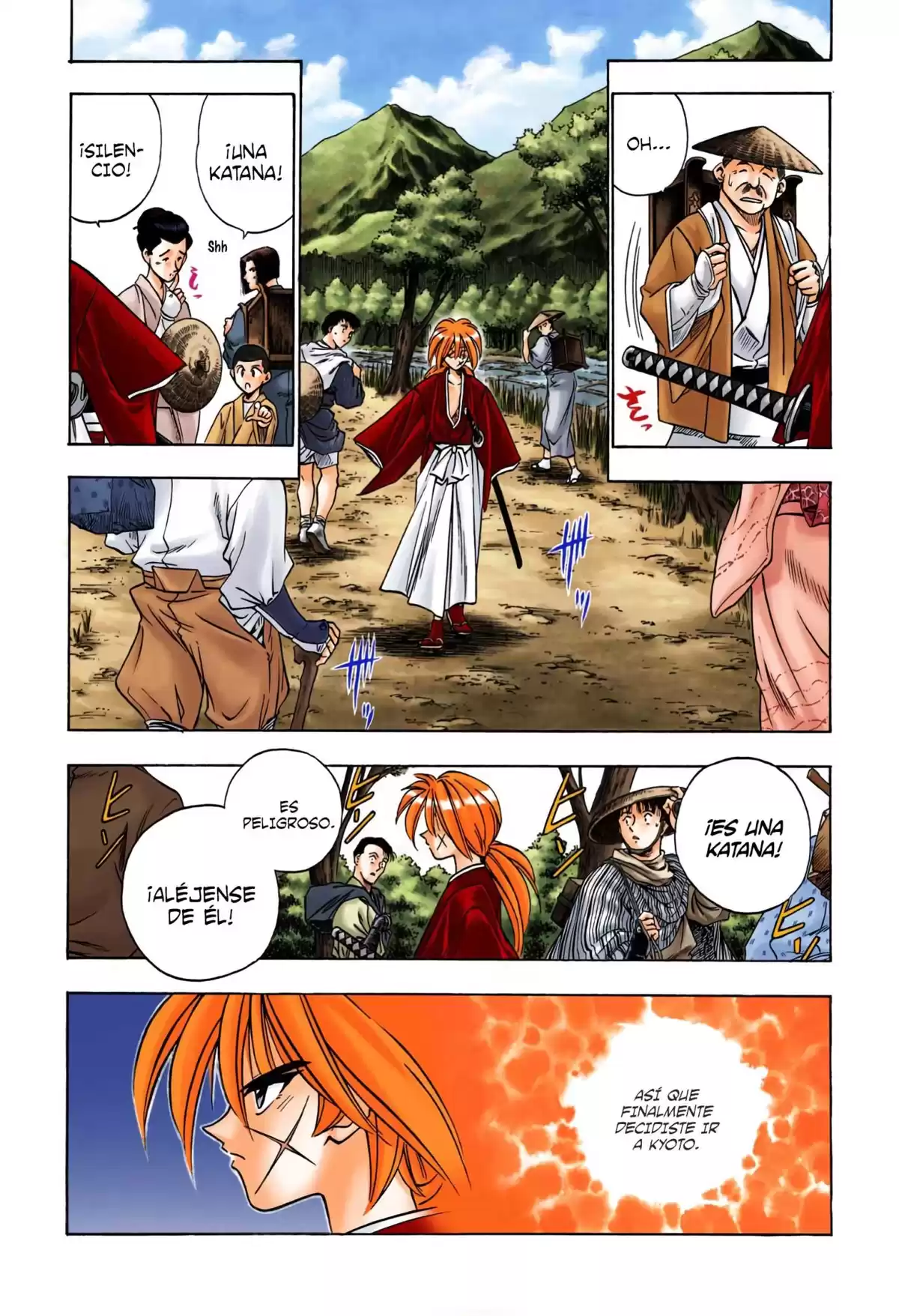 Rurouni Kenshin Full Color Capitulo 62: Por la ruta del Este página 3