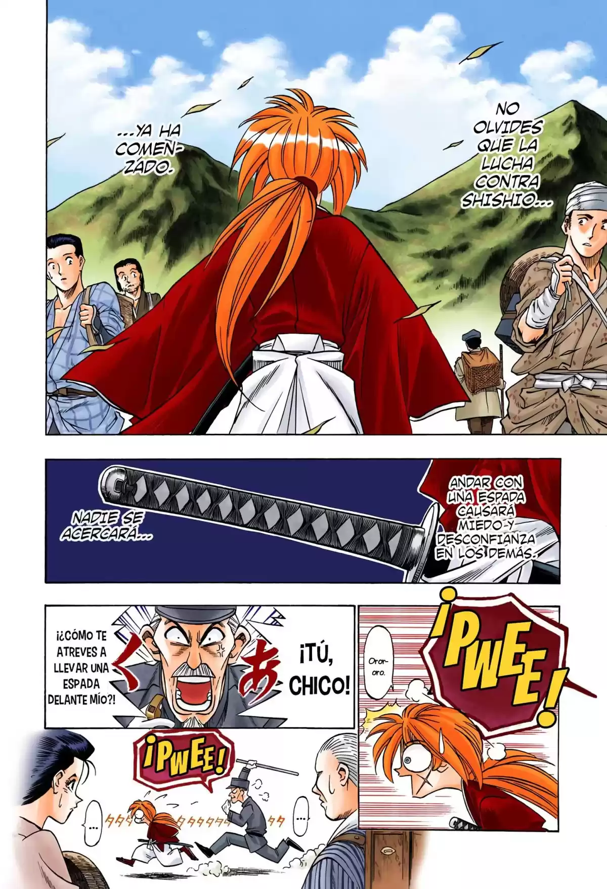 Rurouni Kenshin Full Color Capitulo 62: Por la ruta del Este página 7