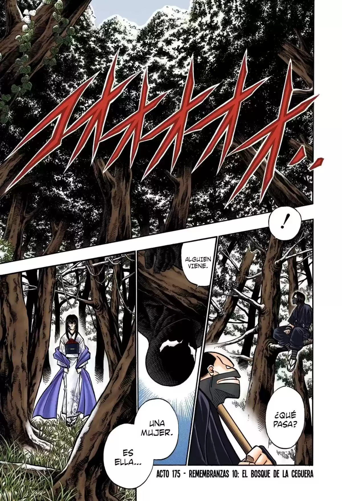 Rurouni Kenshin Full Color Capitulo 175: Remembranzas 10 — El bosque de la ceguerra página 1