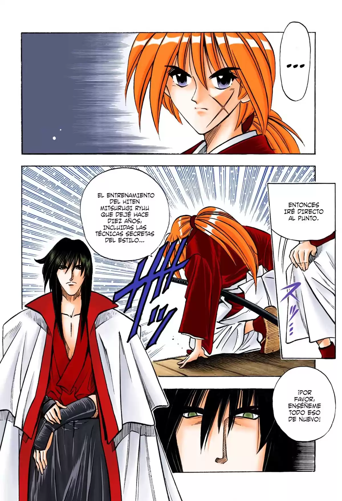 Rurouni Kenshin Full Color Capitulo 84: Entrenamiento del Hiten Mitsurugi página 3